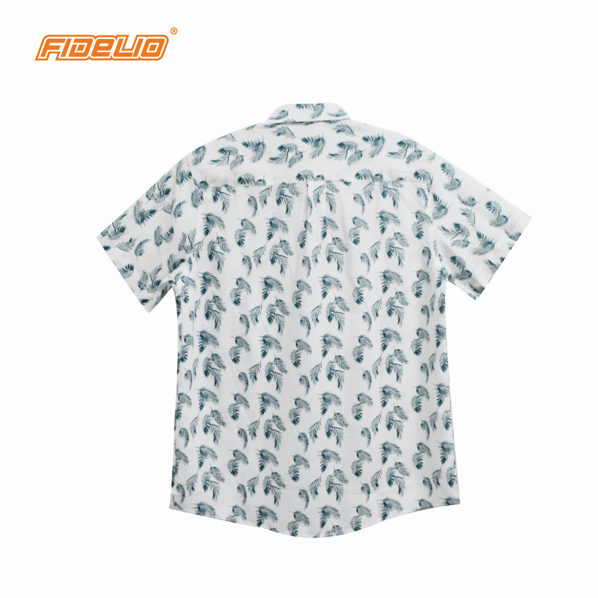 Fidelio Hawaiian Printed Short Sleeve Shirts -White