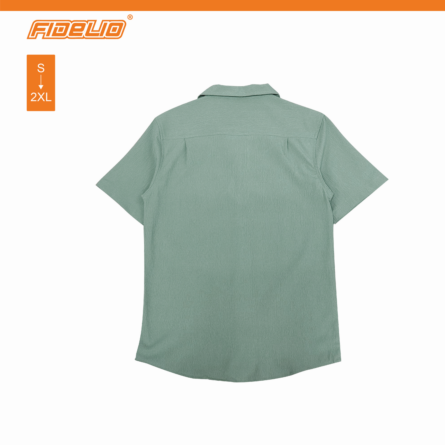 Fidelio Textured Breeze Casual Shirts -Green