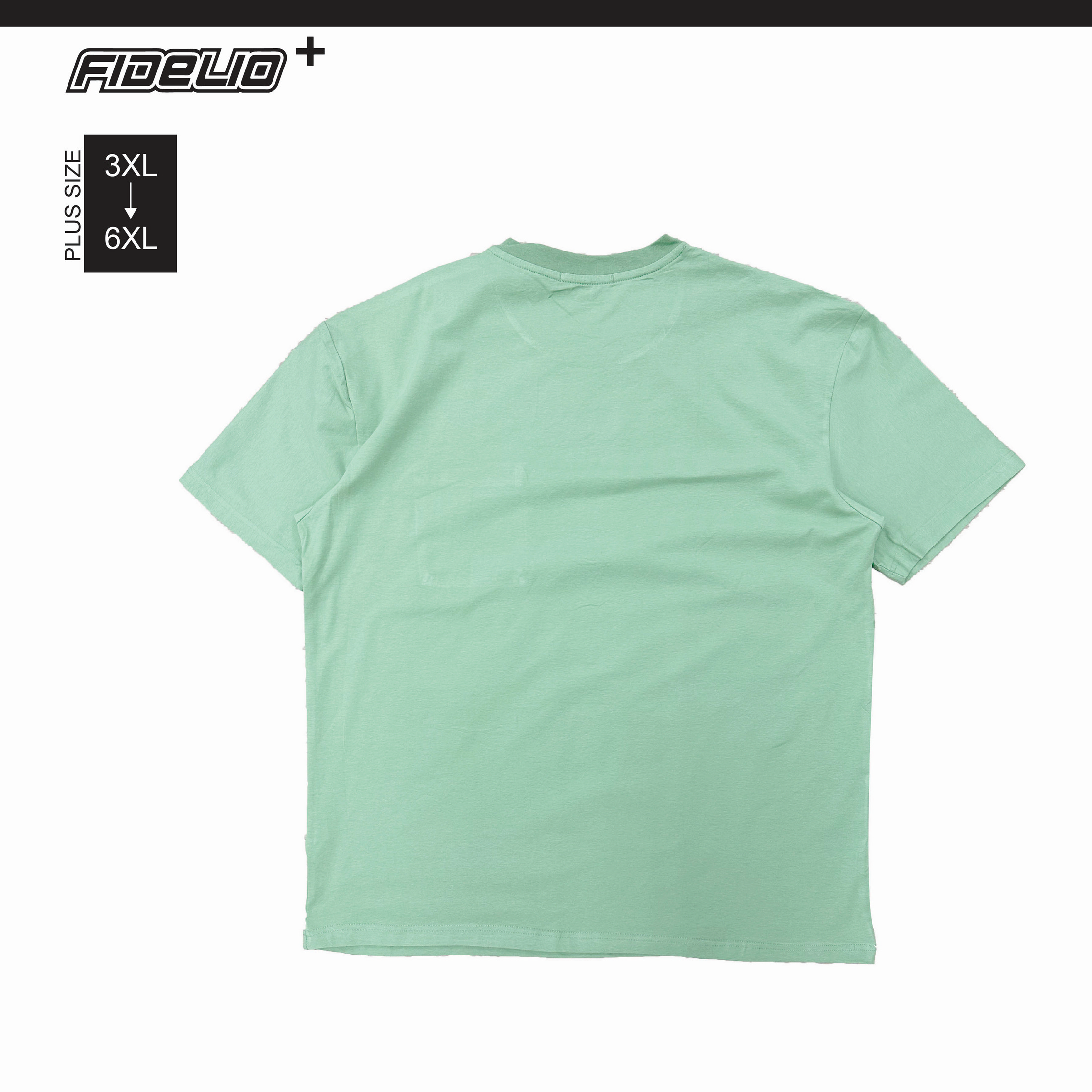 Fidelio Plus Size Things That Are Not Real Printed Tees -Light Green