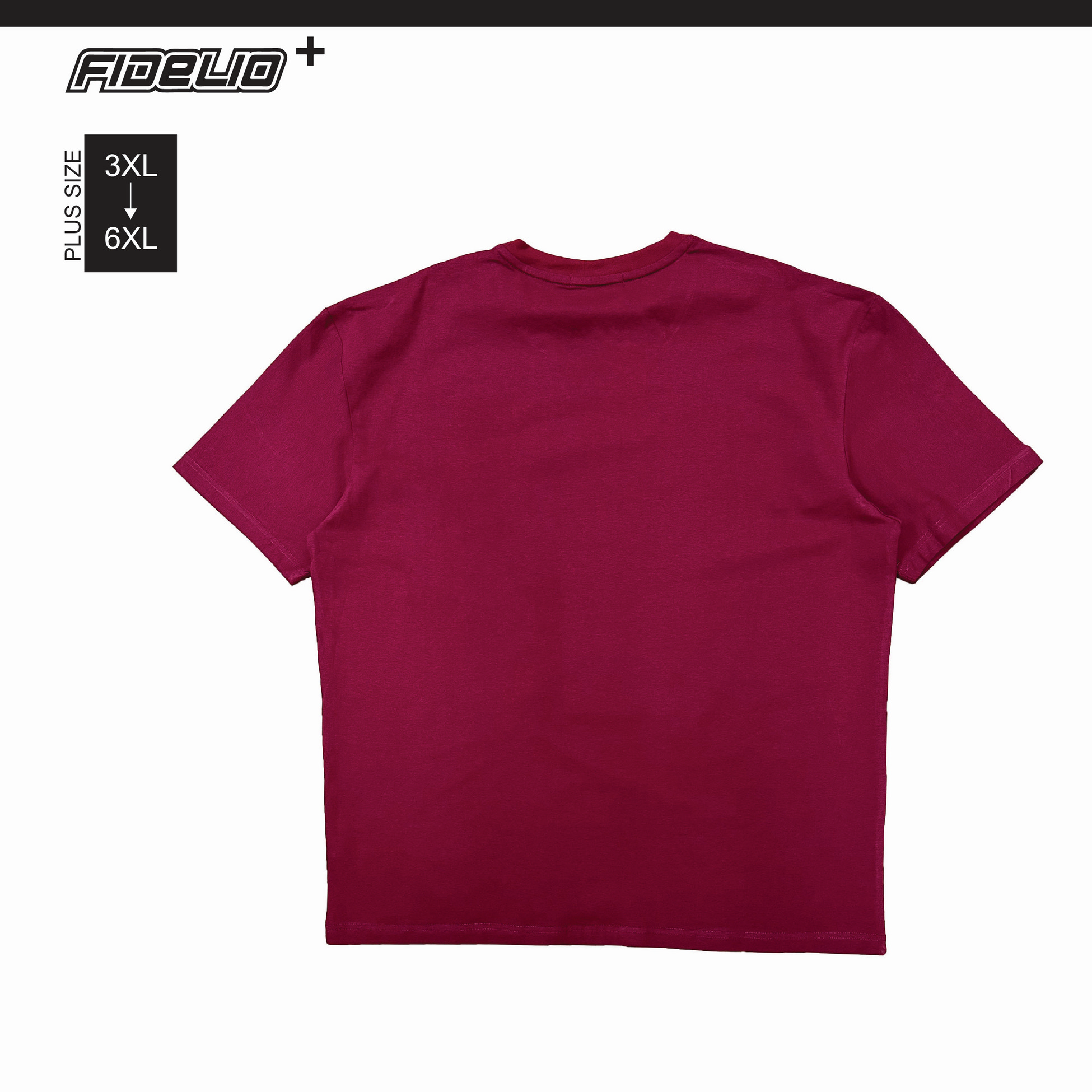 Fidelio Plus Size Things That Are Not Real Printed Tees -Maroon