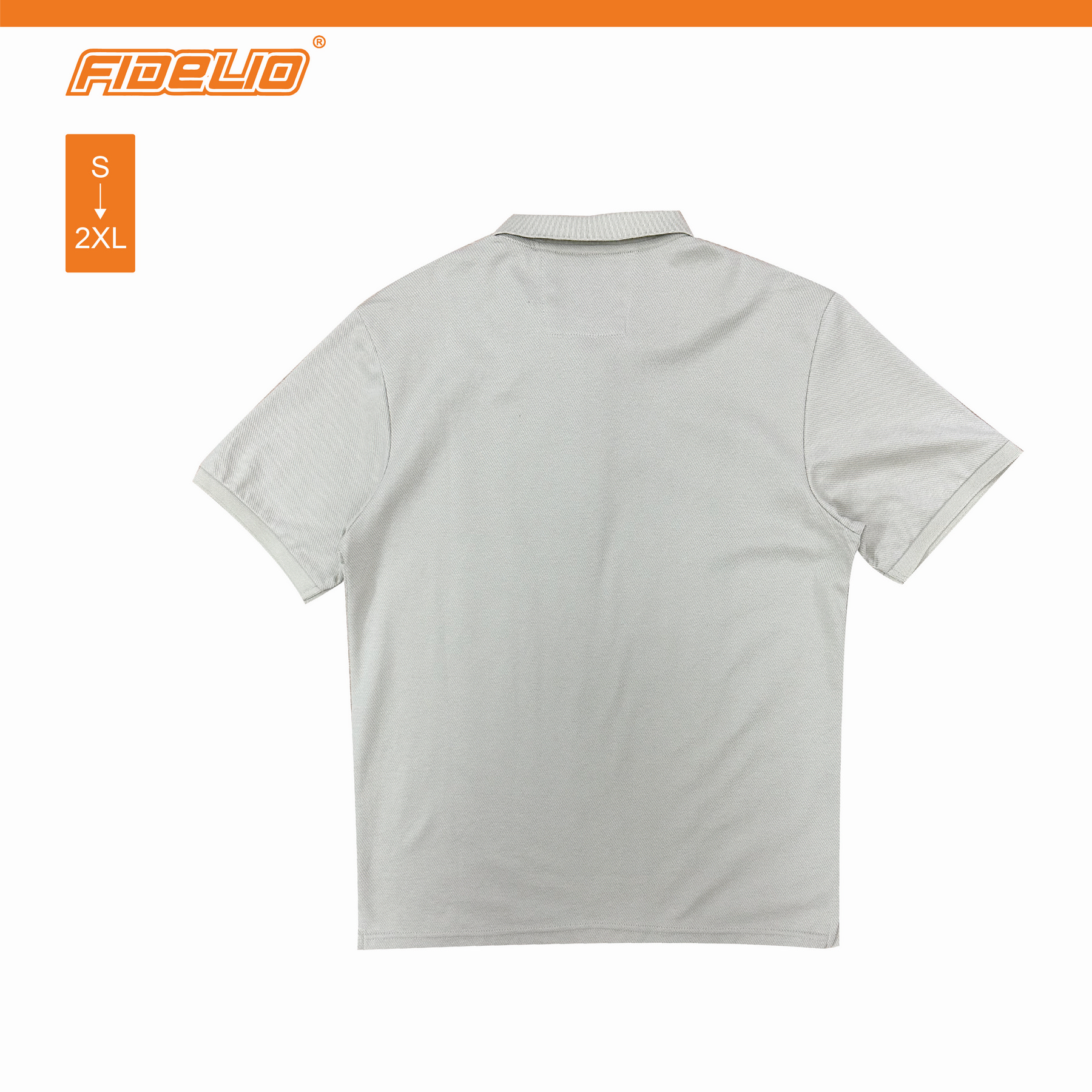 Fidelio Premium Rugged Polo Tees - Khaki