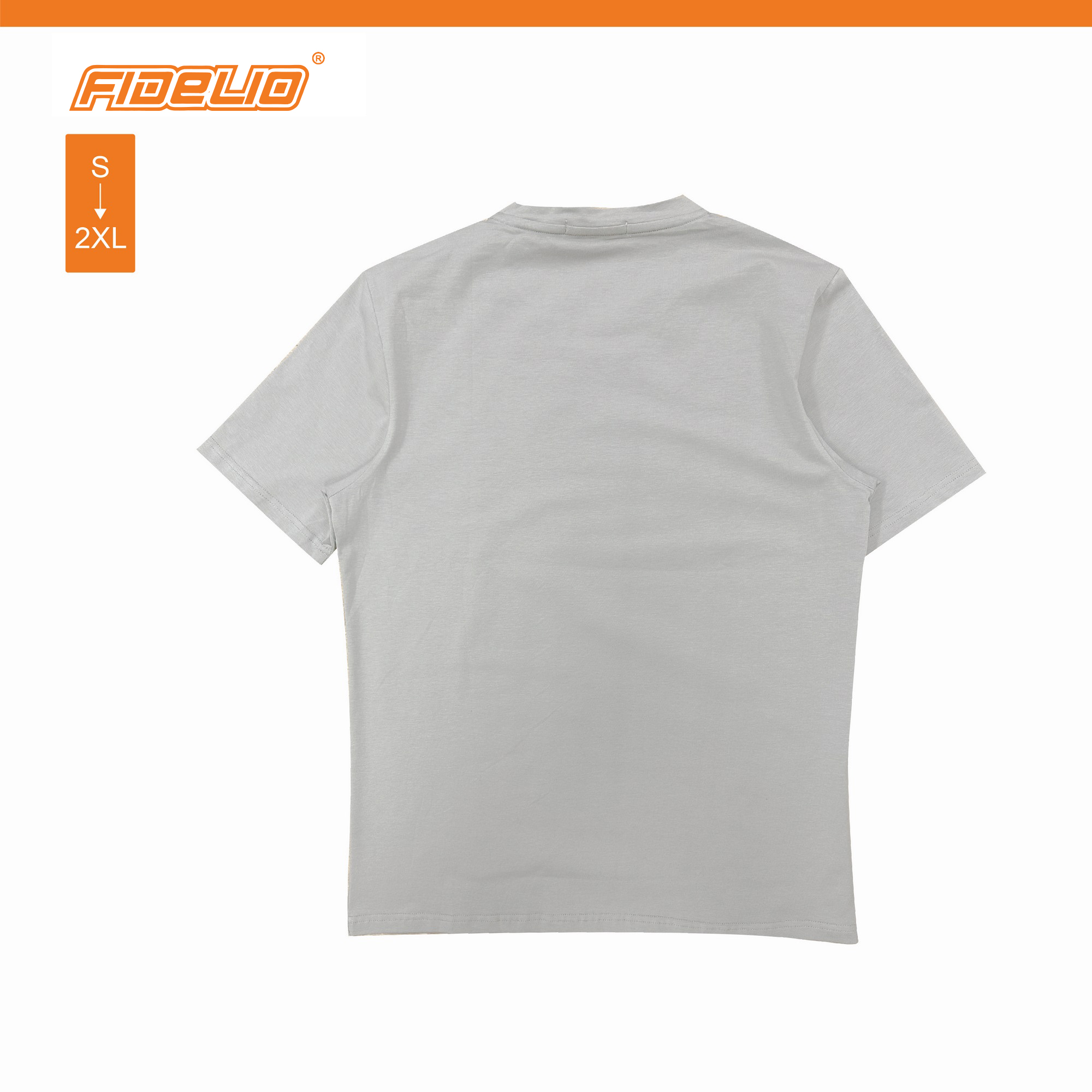 Fidelio Premium Unique Printed Tees - Grey