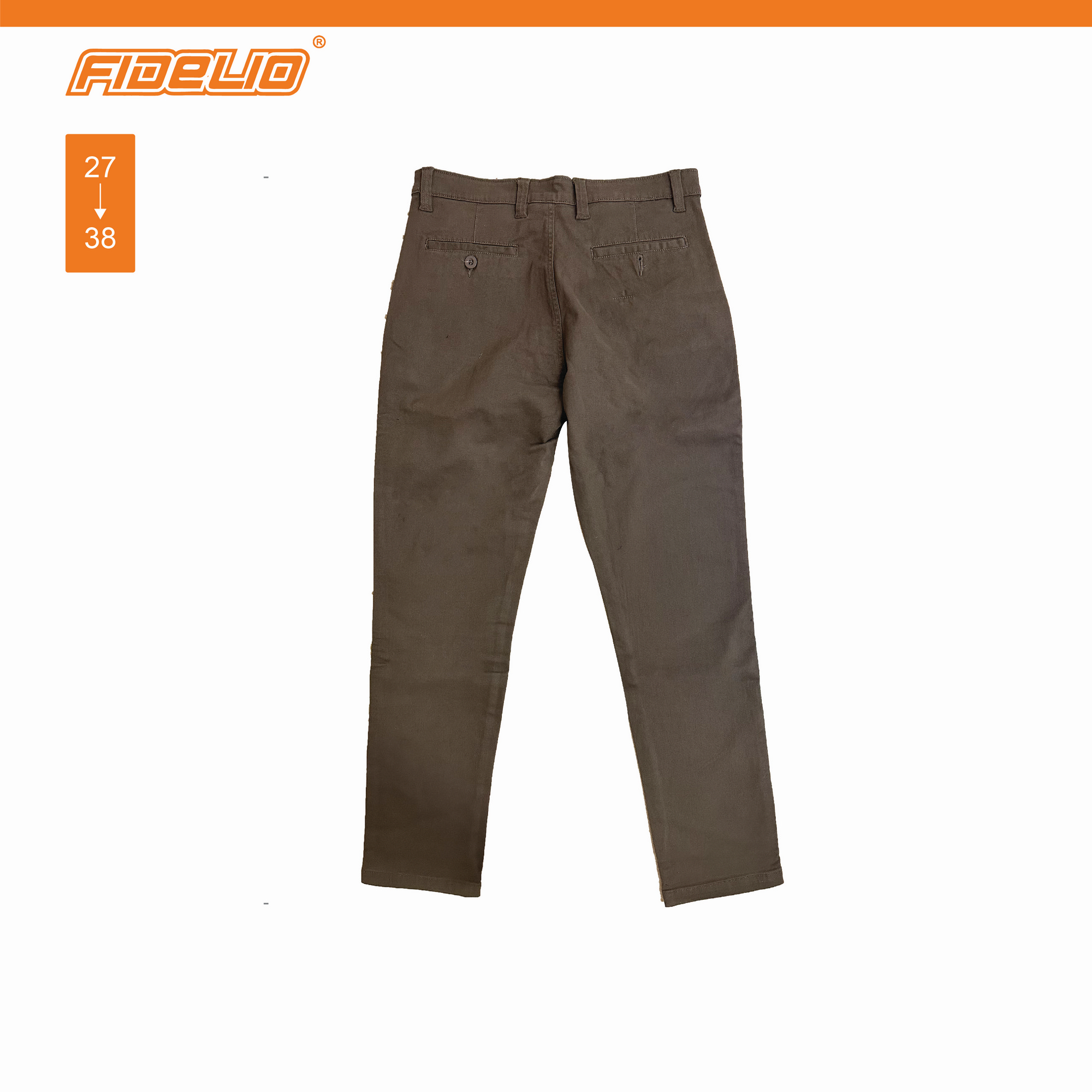 Fidelio Stretch Slim Fit Chinos - Brown