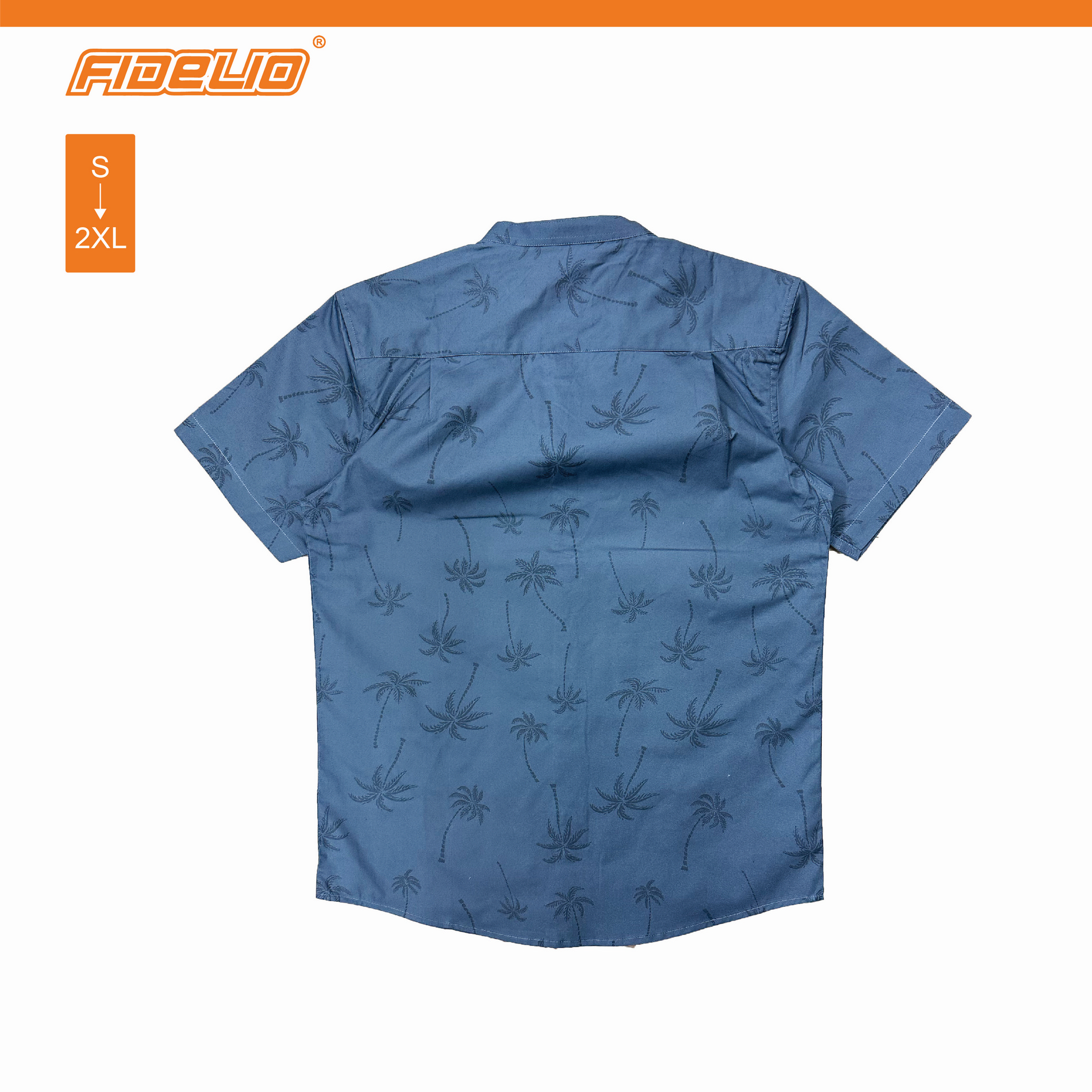 Fidelio Tropical Breeze Short Sleeve Shirts - Grey