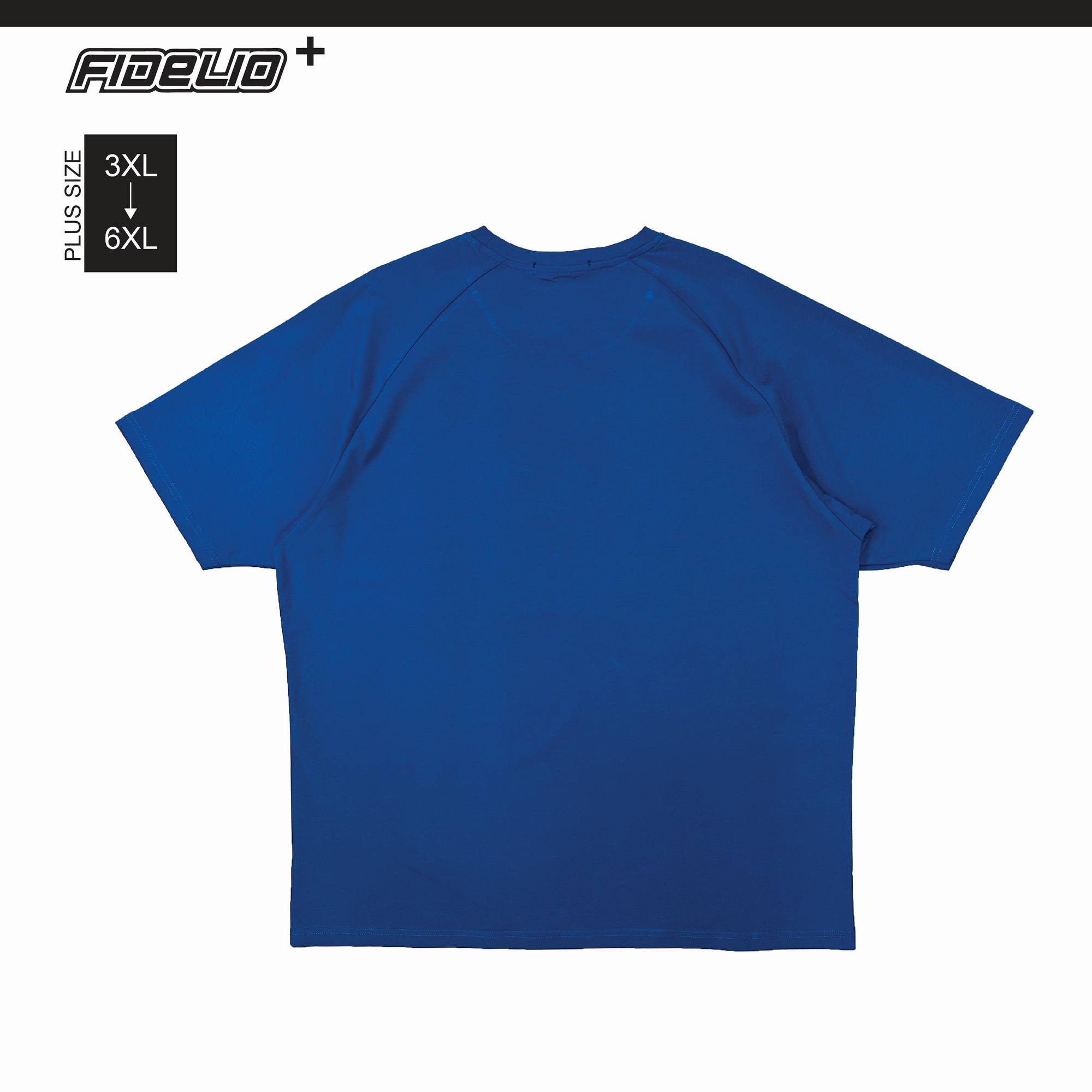 Fidelio Plus Size FIDELIO 1988 Printed Tees - Turquoise Blue