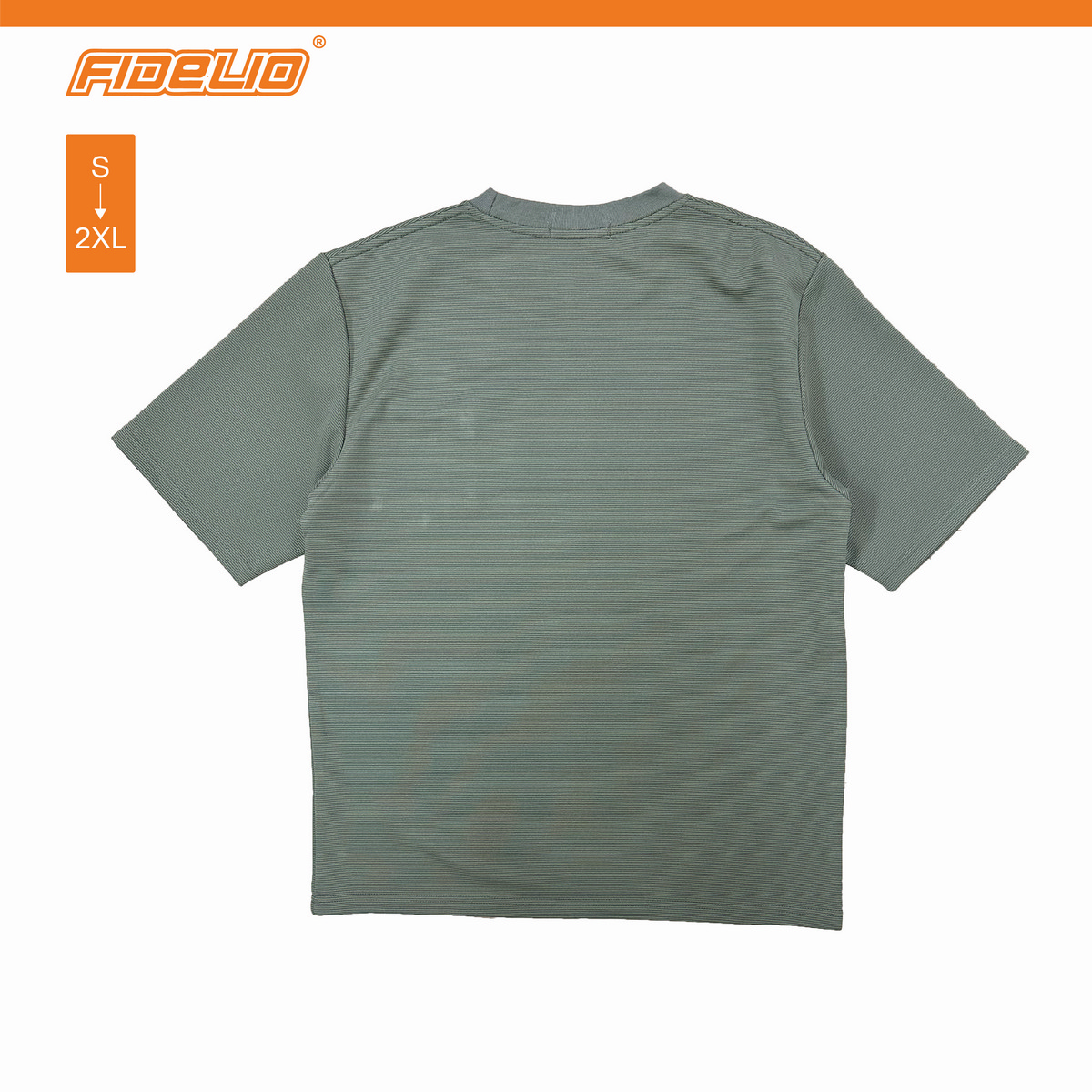 FIT IN Pokected Oversized Tees -Army Green