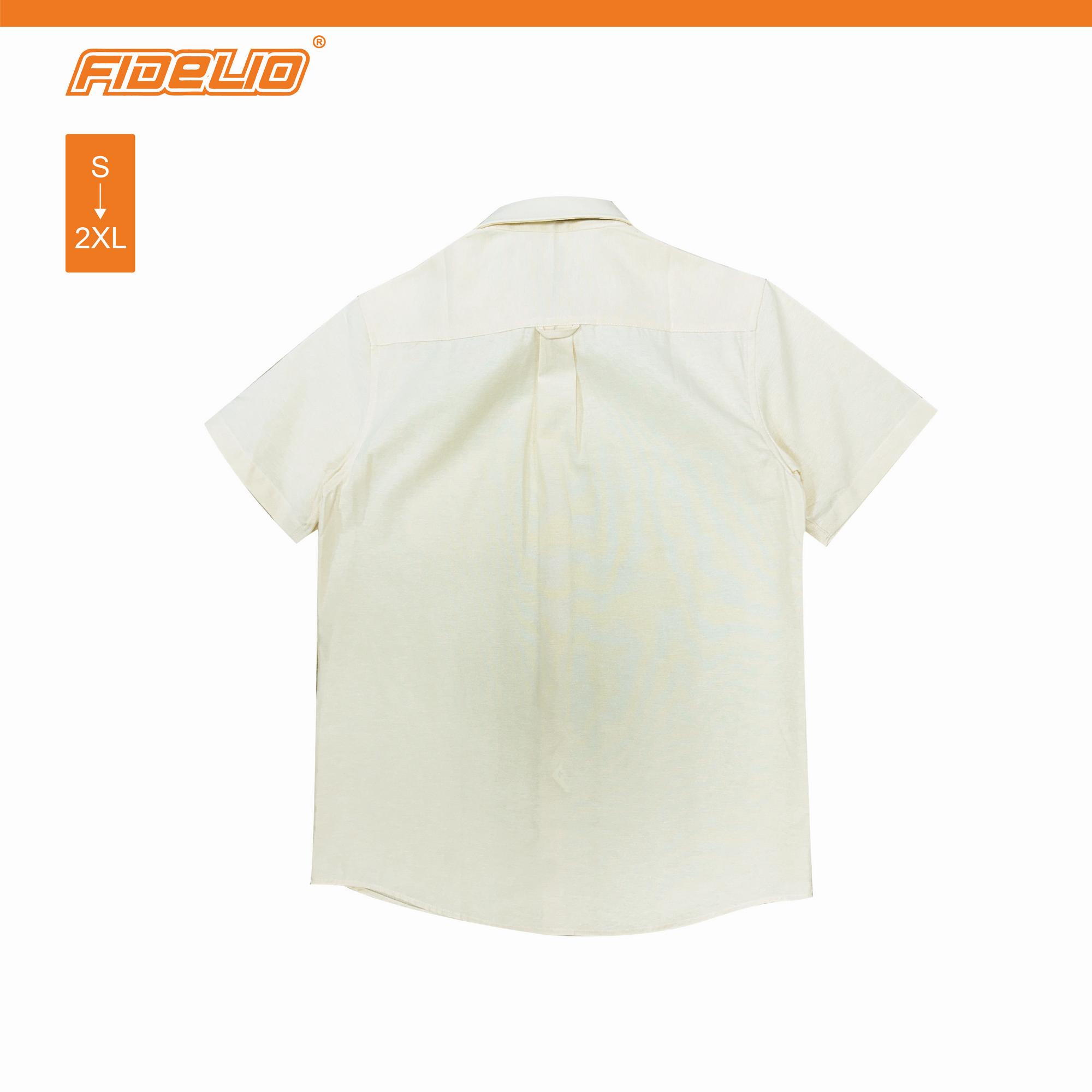 FDL Oxford Short Sleeve Shirts -Cream
