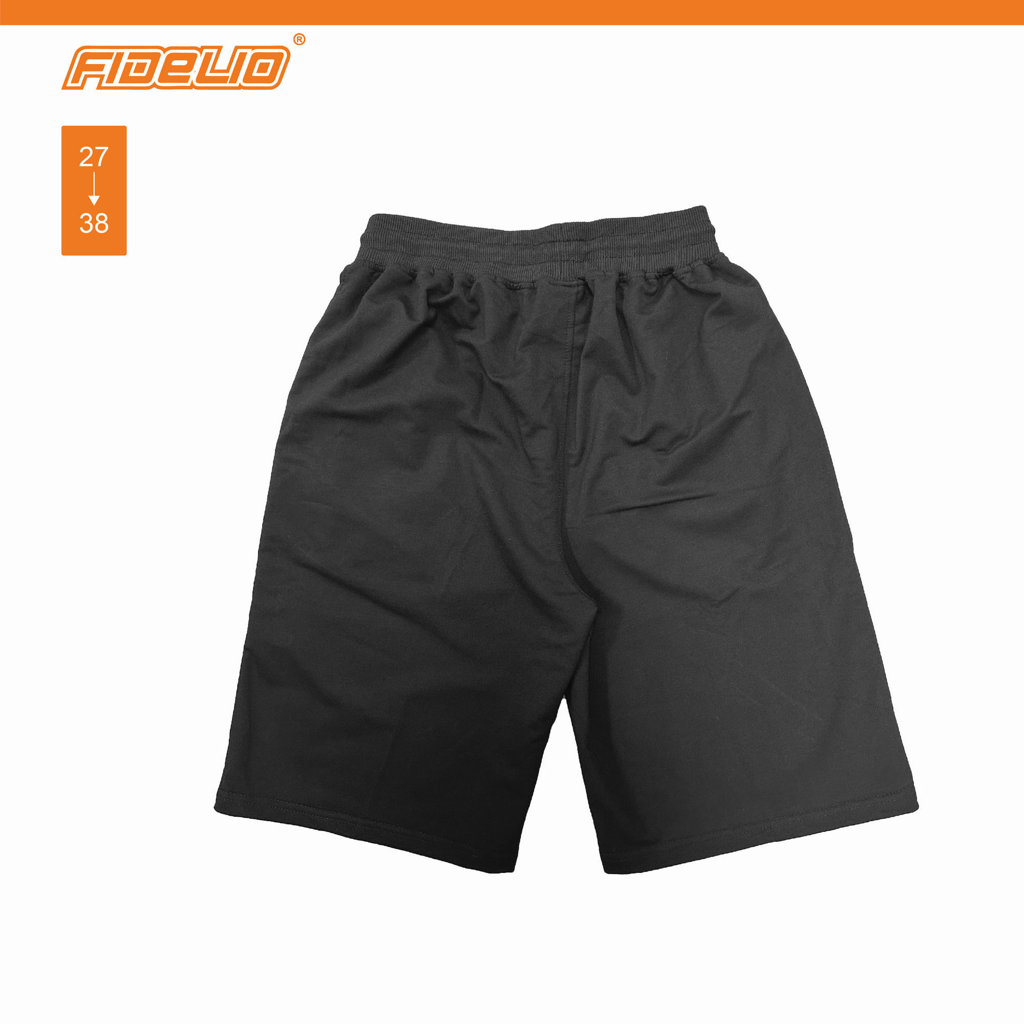 FIT IN Drawstring Shorts -Black