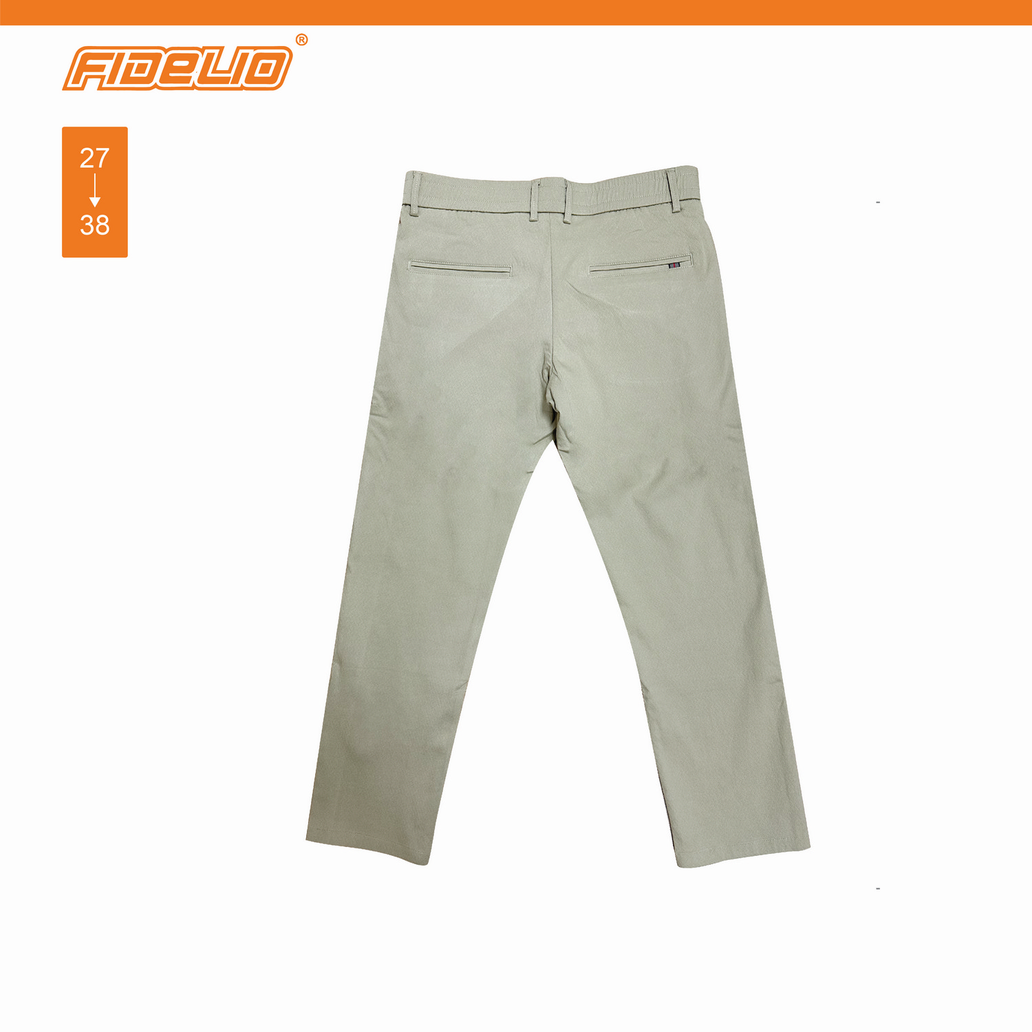 Fidelio Buttoned Cropped Pants -Khaki