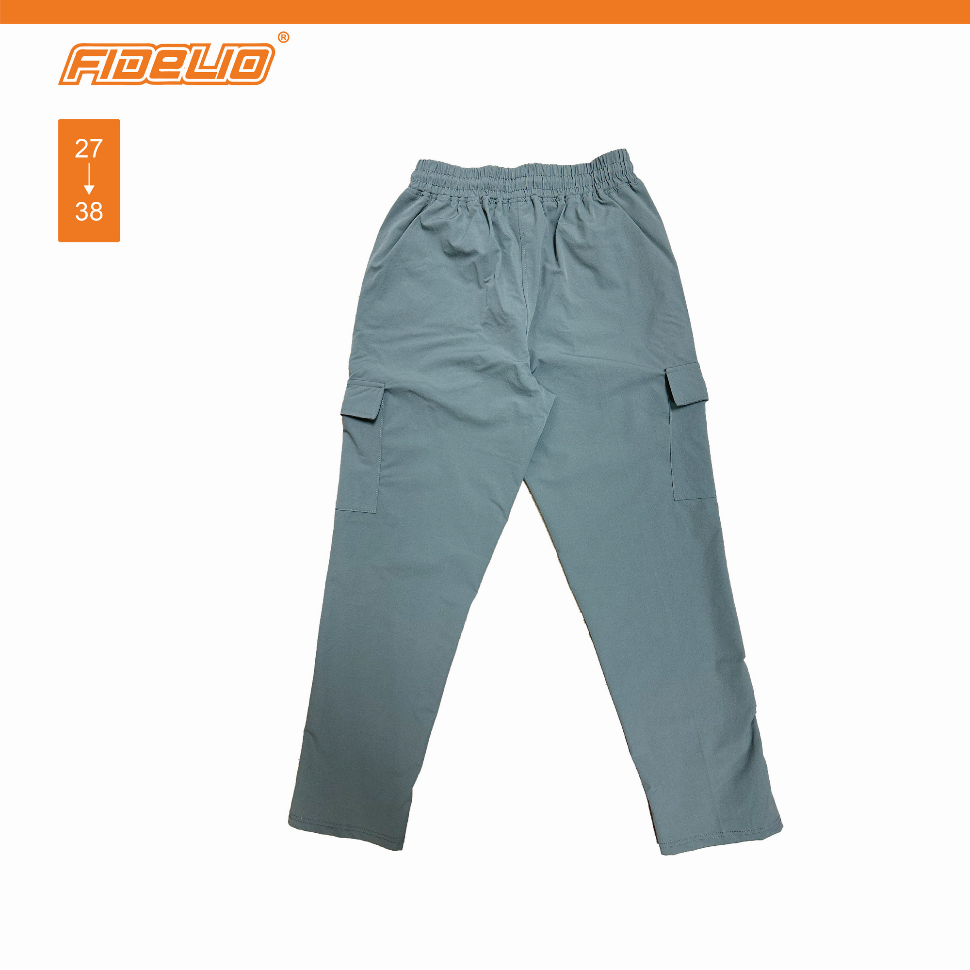 FIT IN Active Multi-Pocket Sweat Pants -Grey