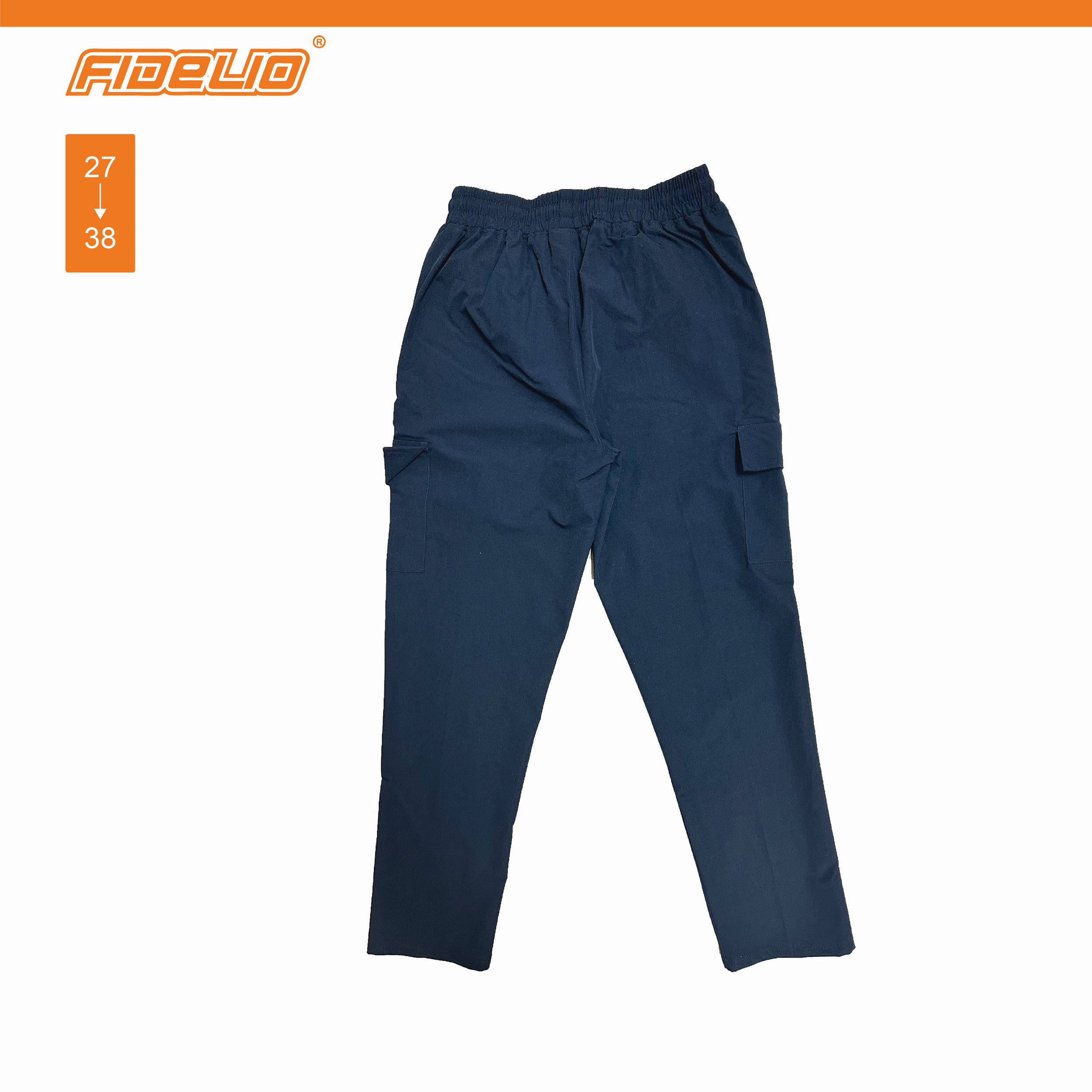 FIT IN Active Multi-Pocket Sweat Pants -Black