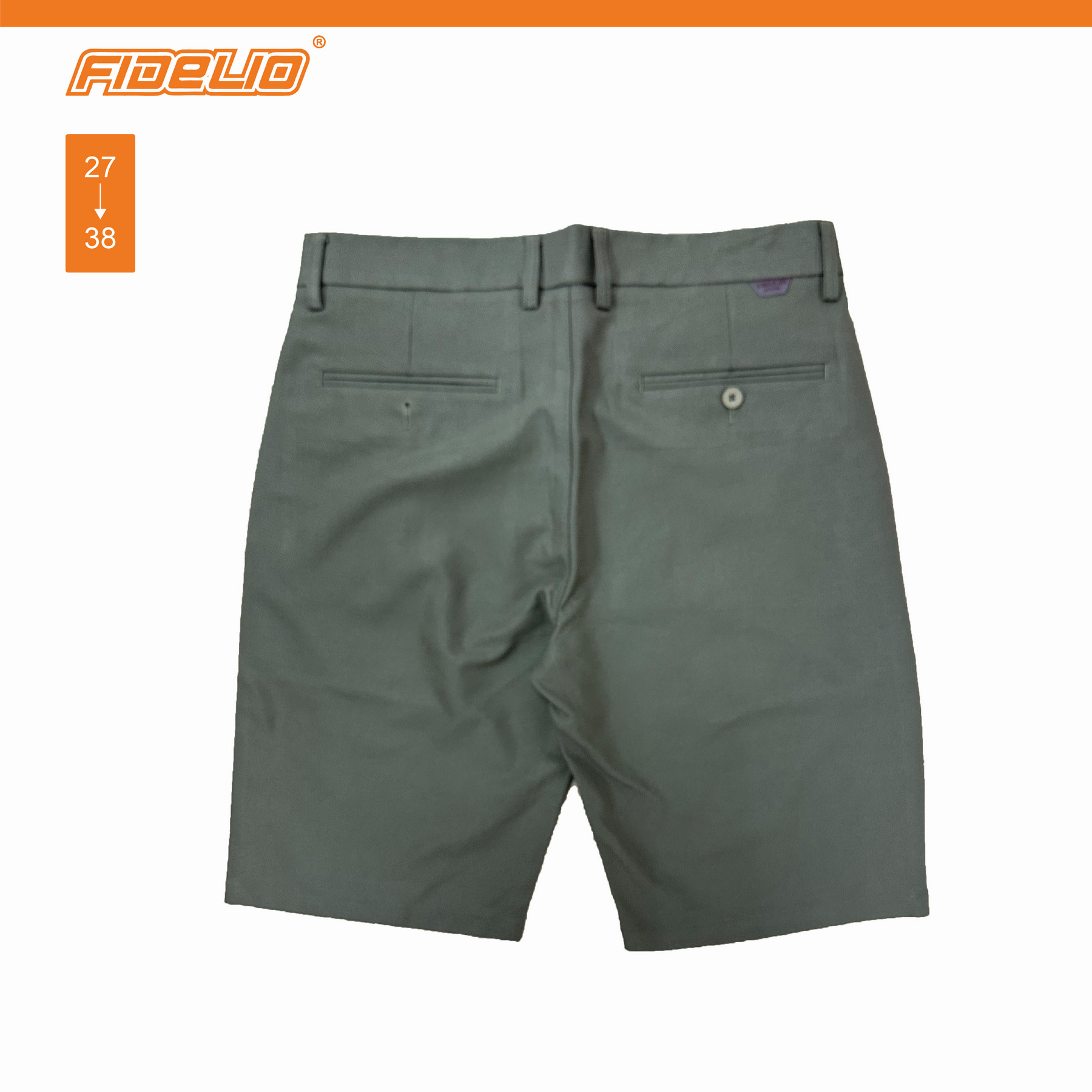 Fidelio Twill Chino Shorts - Brown