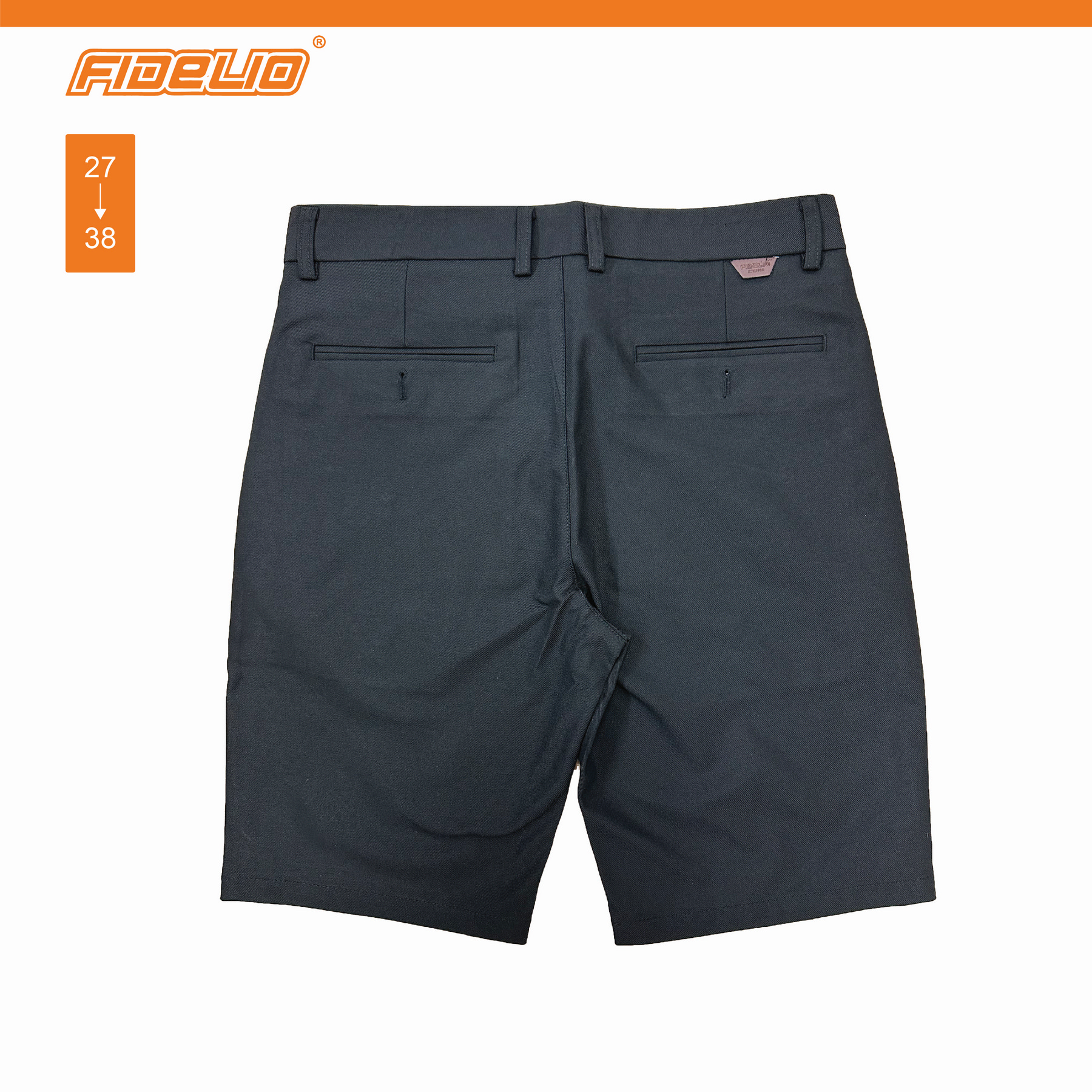 Fidelio Twill Chino Shorts - Black