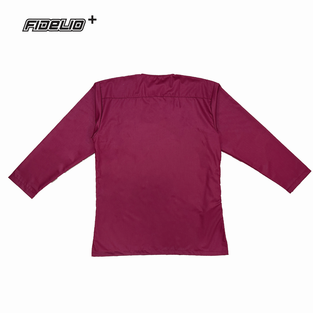 JASPAR Plus Size Teluk Belanga Kurta Tops -Maroon