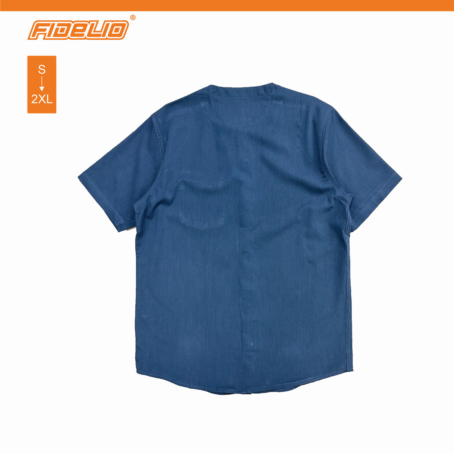 Fidelio Mandarin collar Modern Shirts -Grey