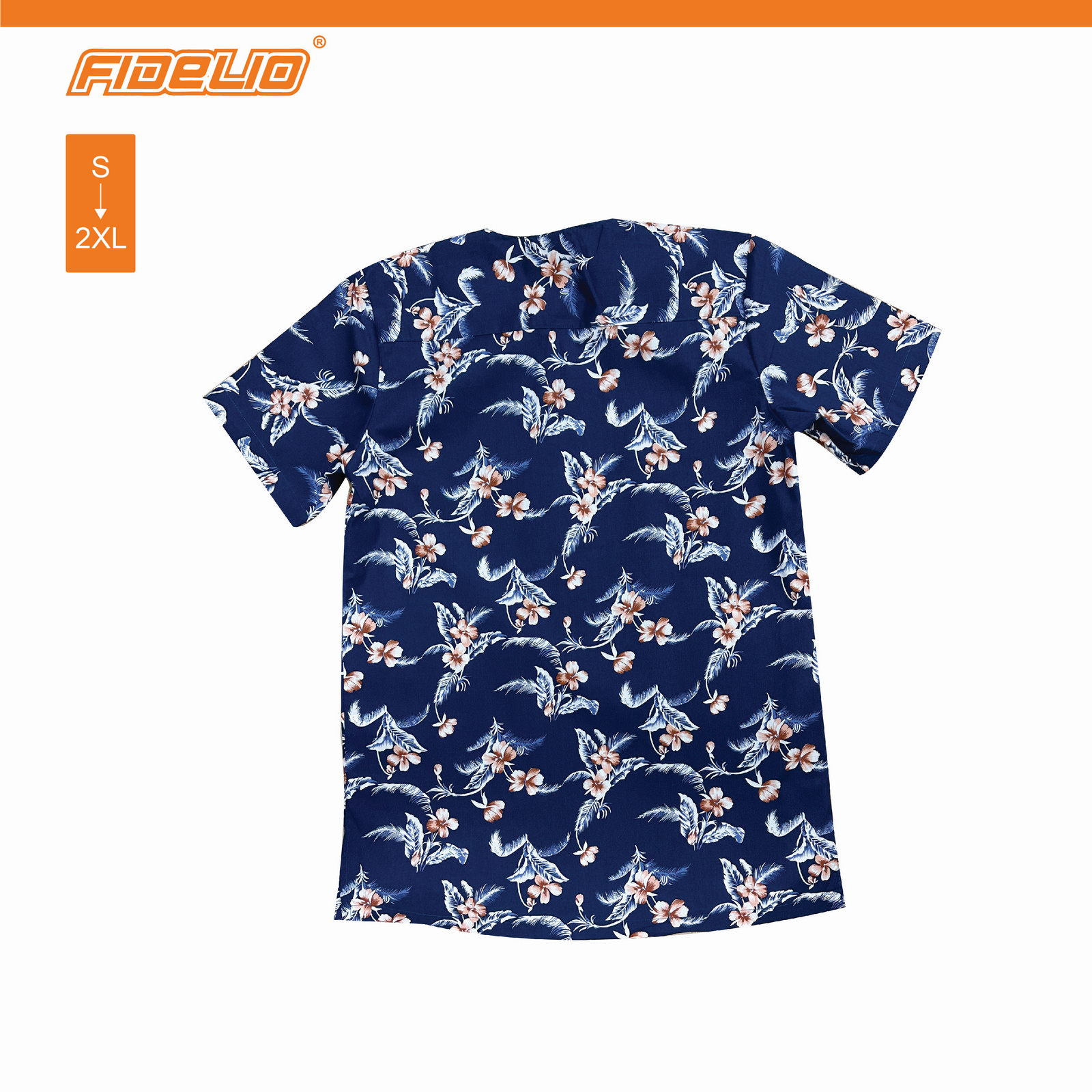 Fidelio Flora Kurta Shirts -Navy