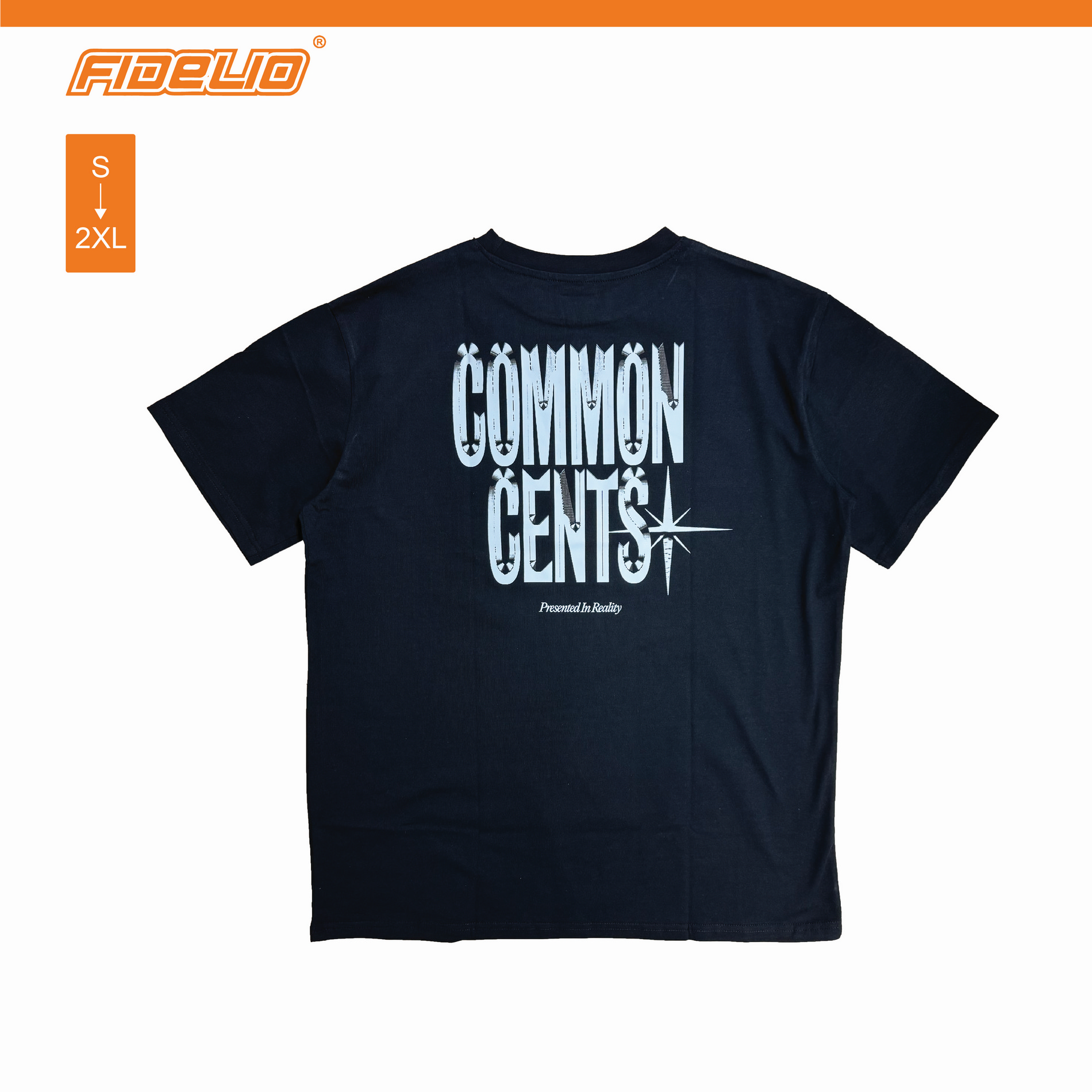 FIT IN EK Common Cents Oversize Tees - Black