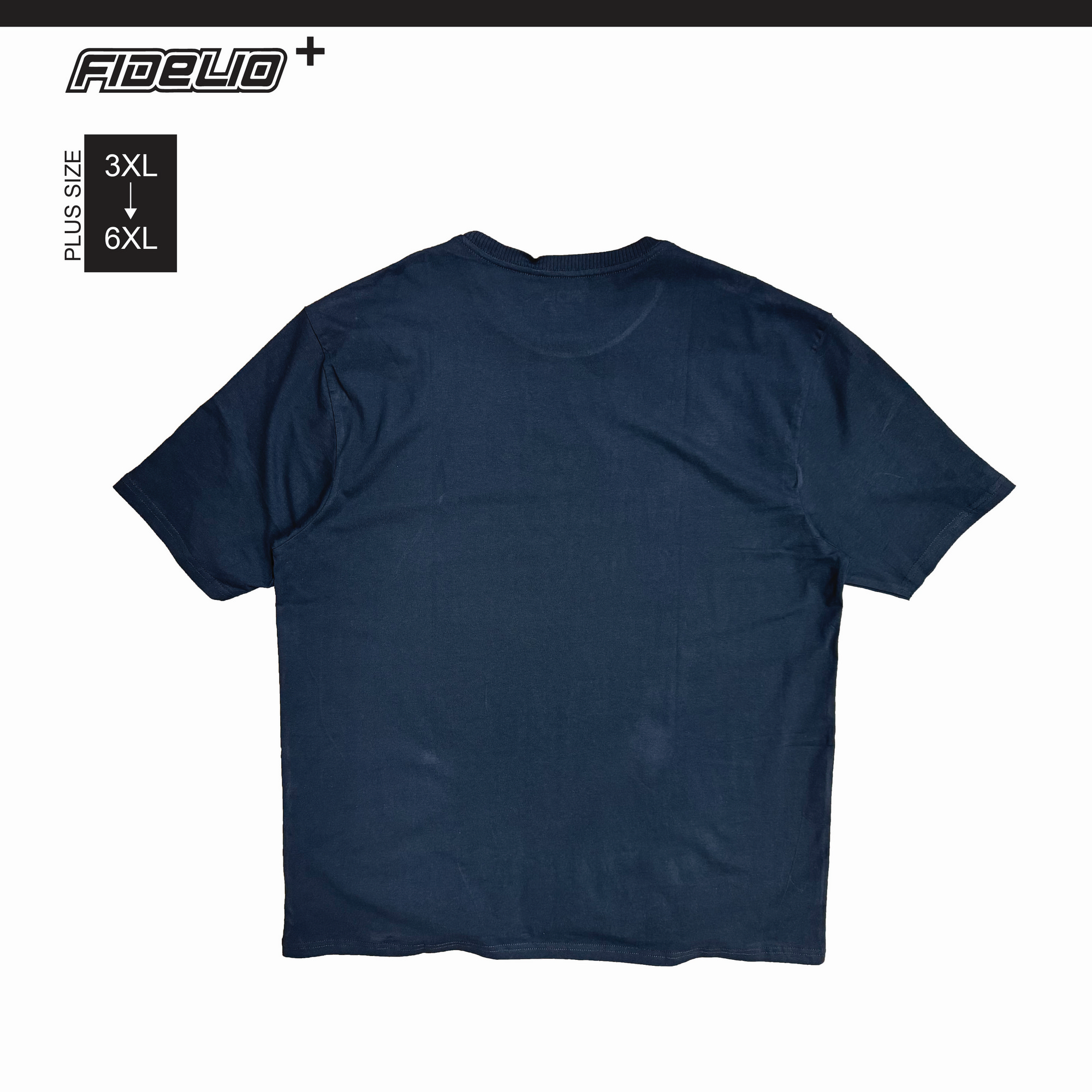 FDL Plus Size Typeplay Printed Tees - Black