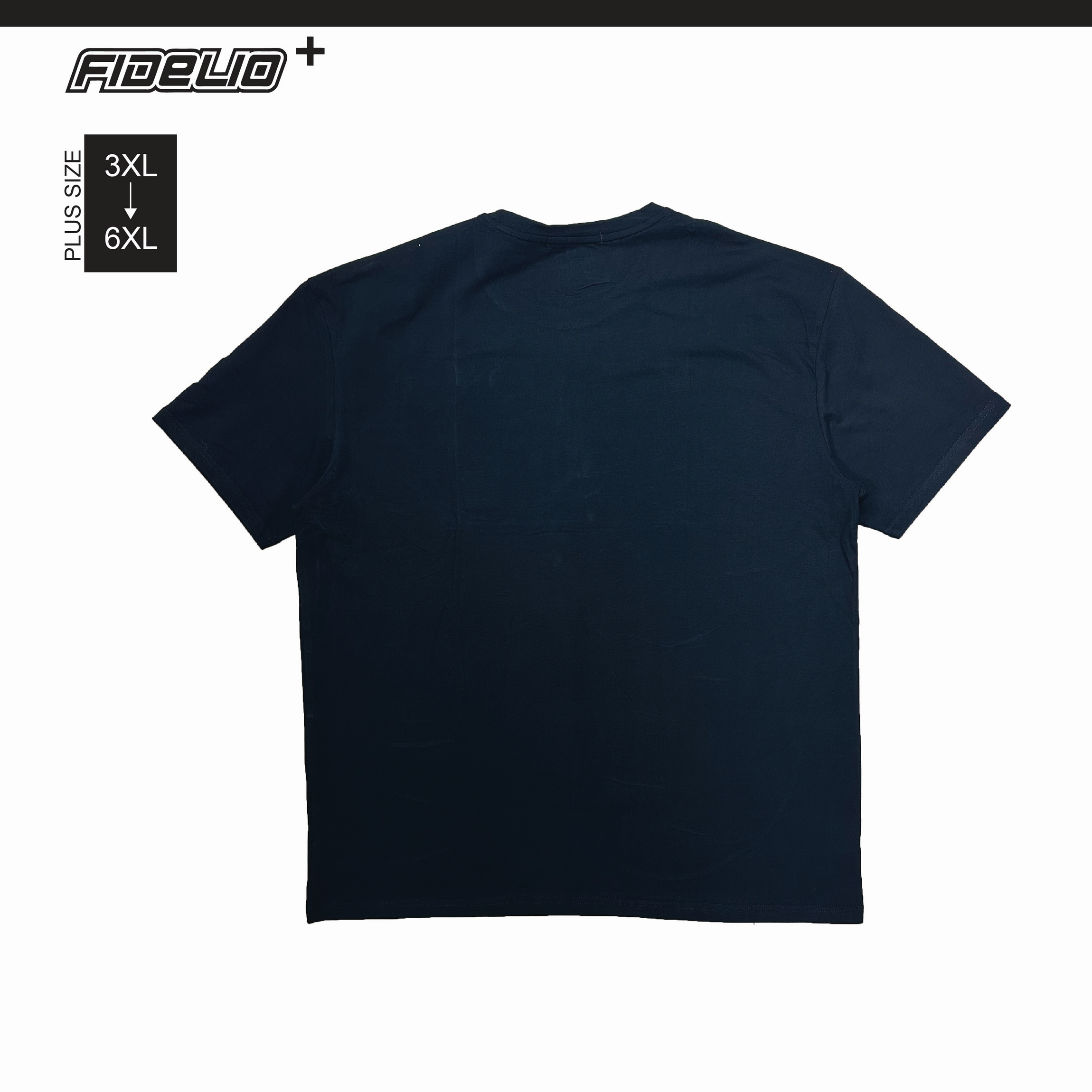 Fidelio Plus Size Spray Graphic Tees -Black