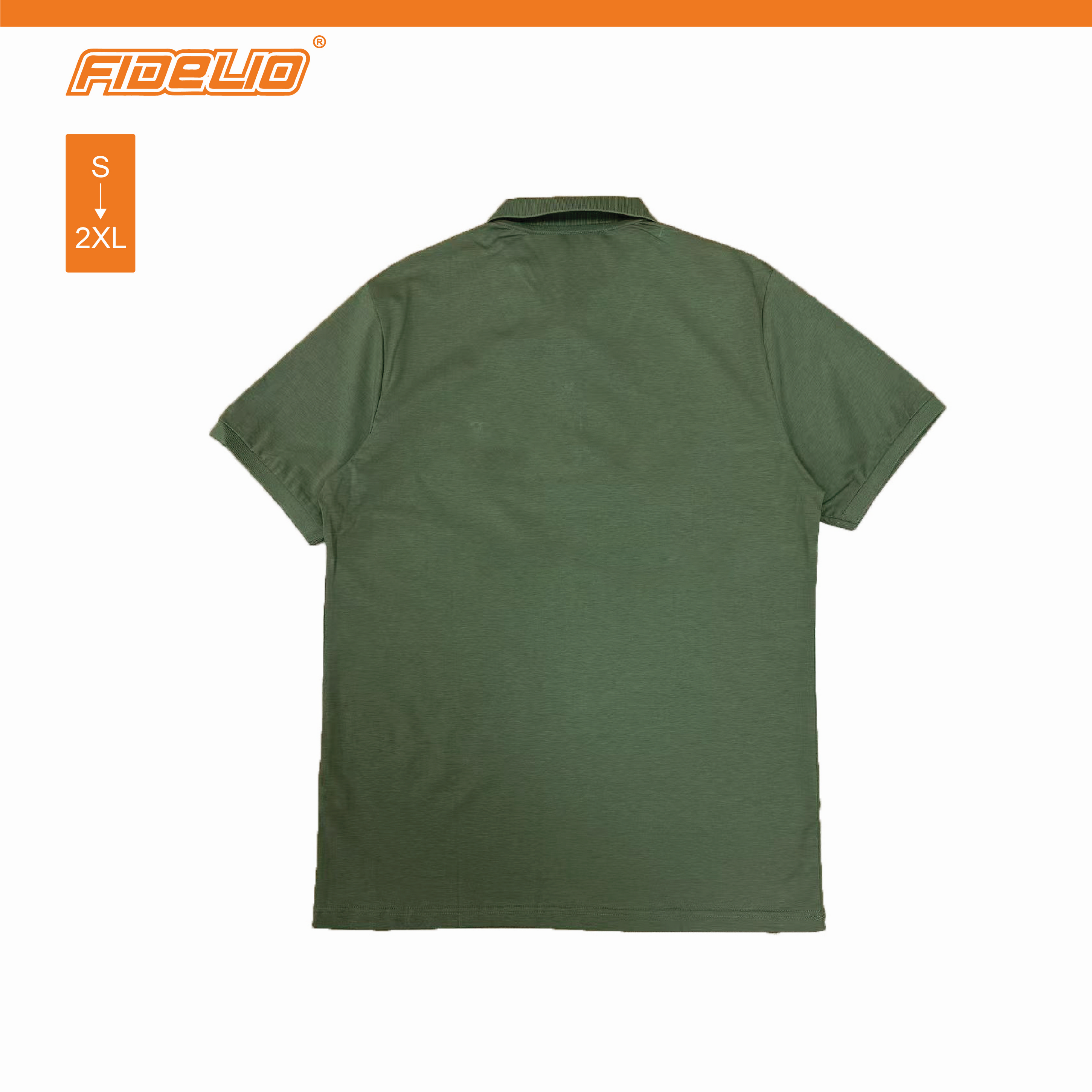 Fidelio Bold Blocks Polo Tees -Green/Black