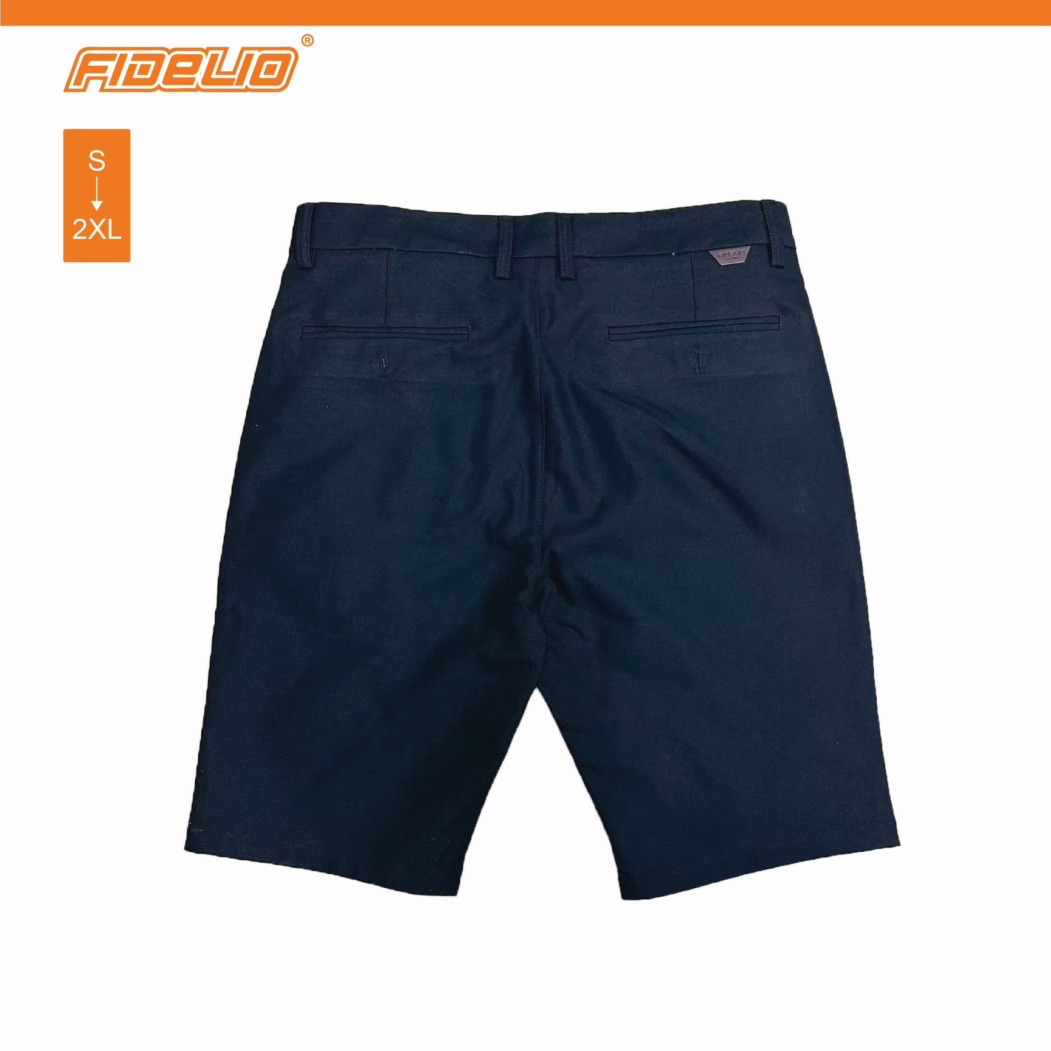 Fidelio Signature Twill Chino Shorts -Black