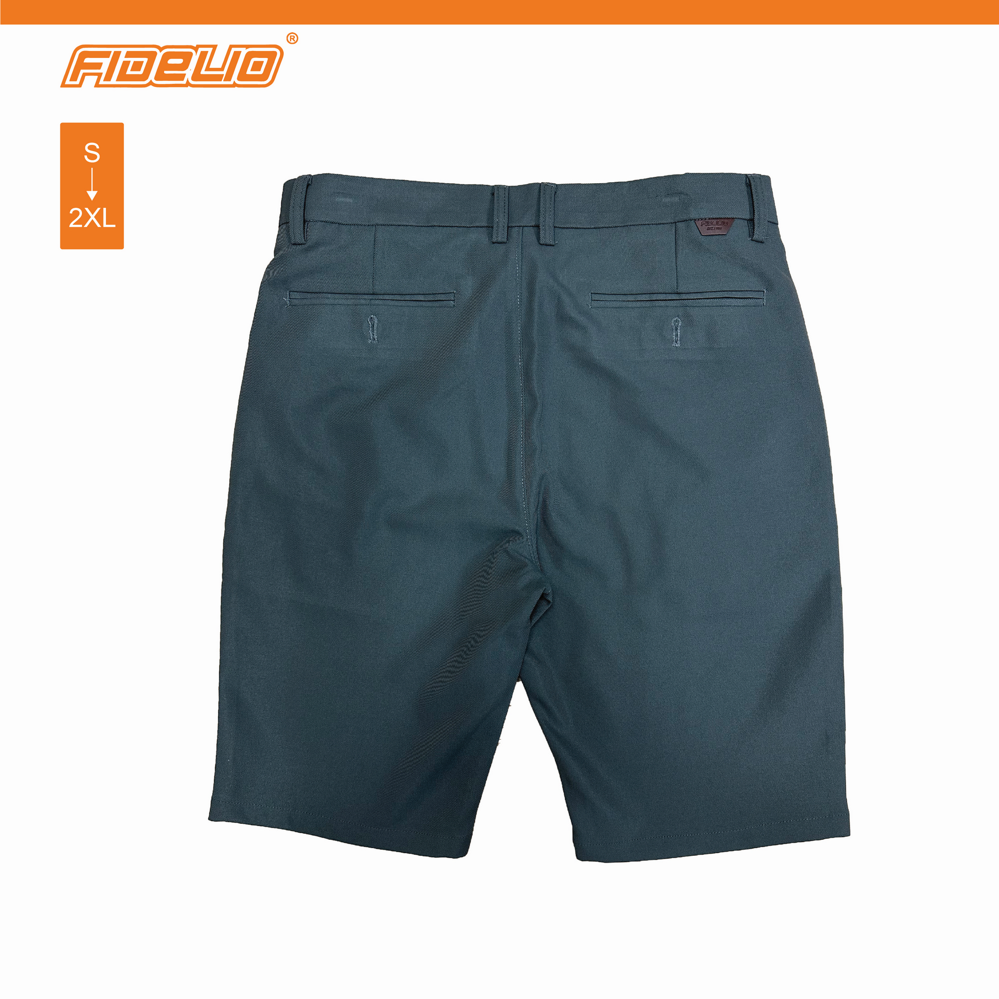 Fidelio Signature Twill Chino Shorts -Dark Grey