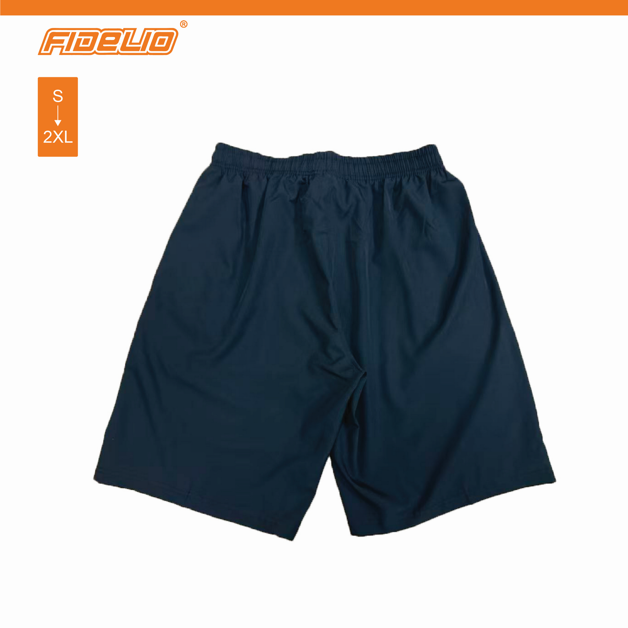 FIT IN Zip-Pocket Active Shorts -Black