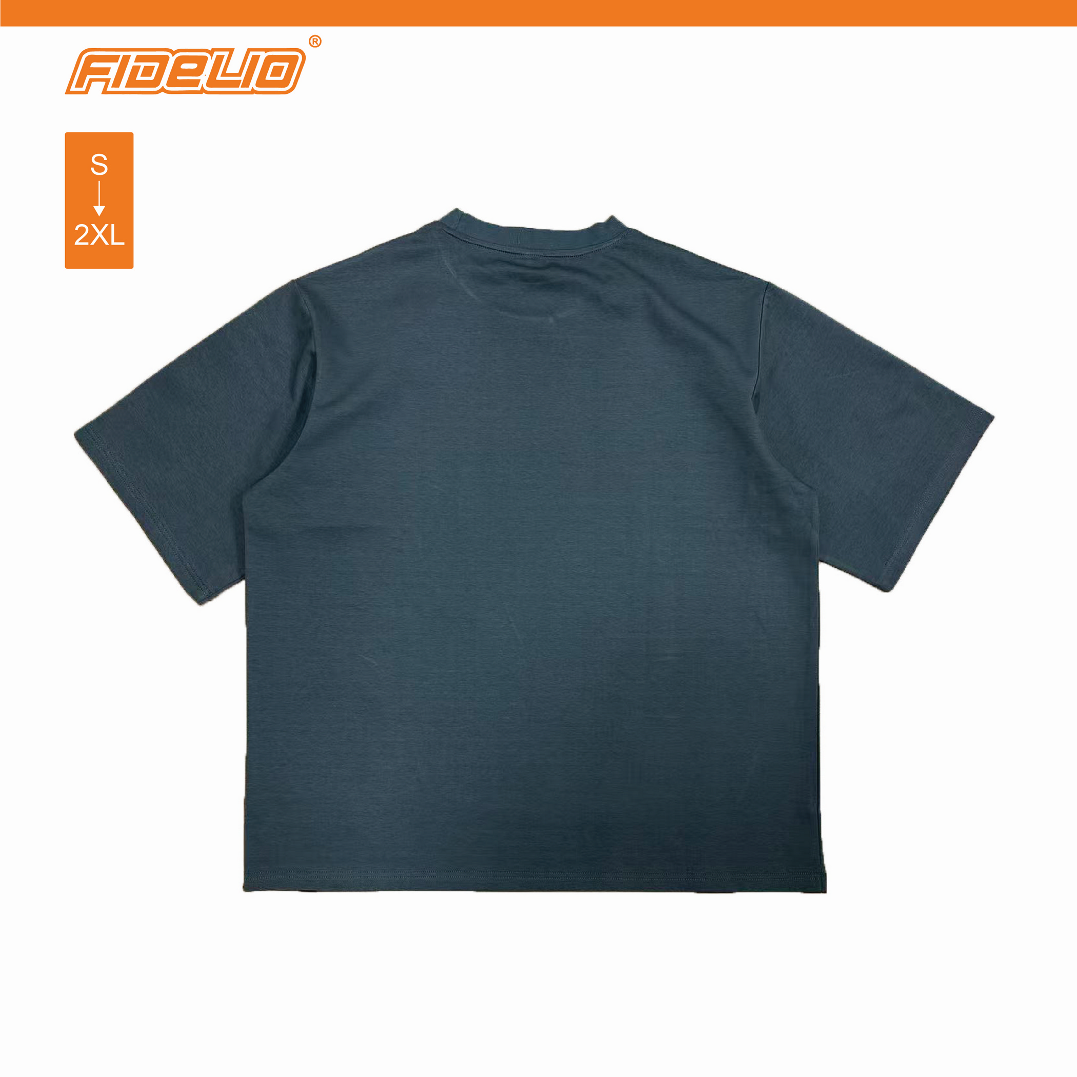 Fidelio Basic Oversized Tees -Grey