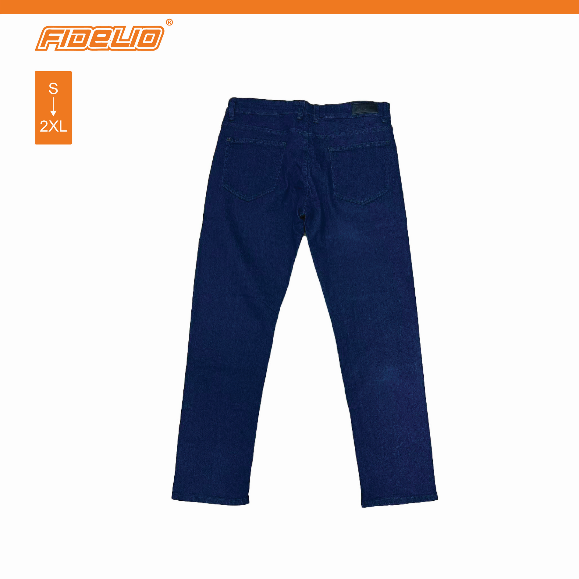 Fidelio Classic Straight Cut Denim Jeans -Blue