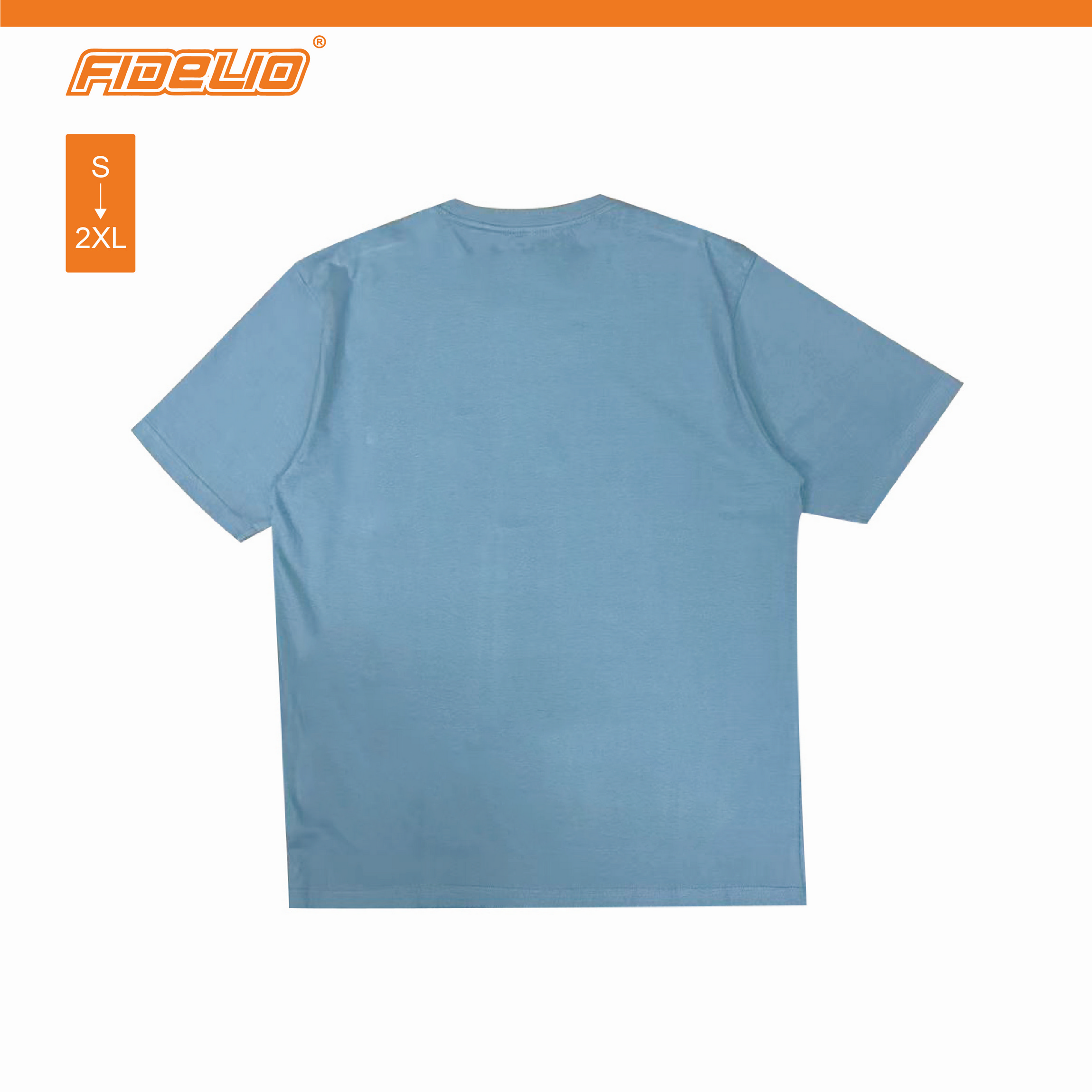 Fidelio No Limitation Printed Tees -Dusty Blue
