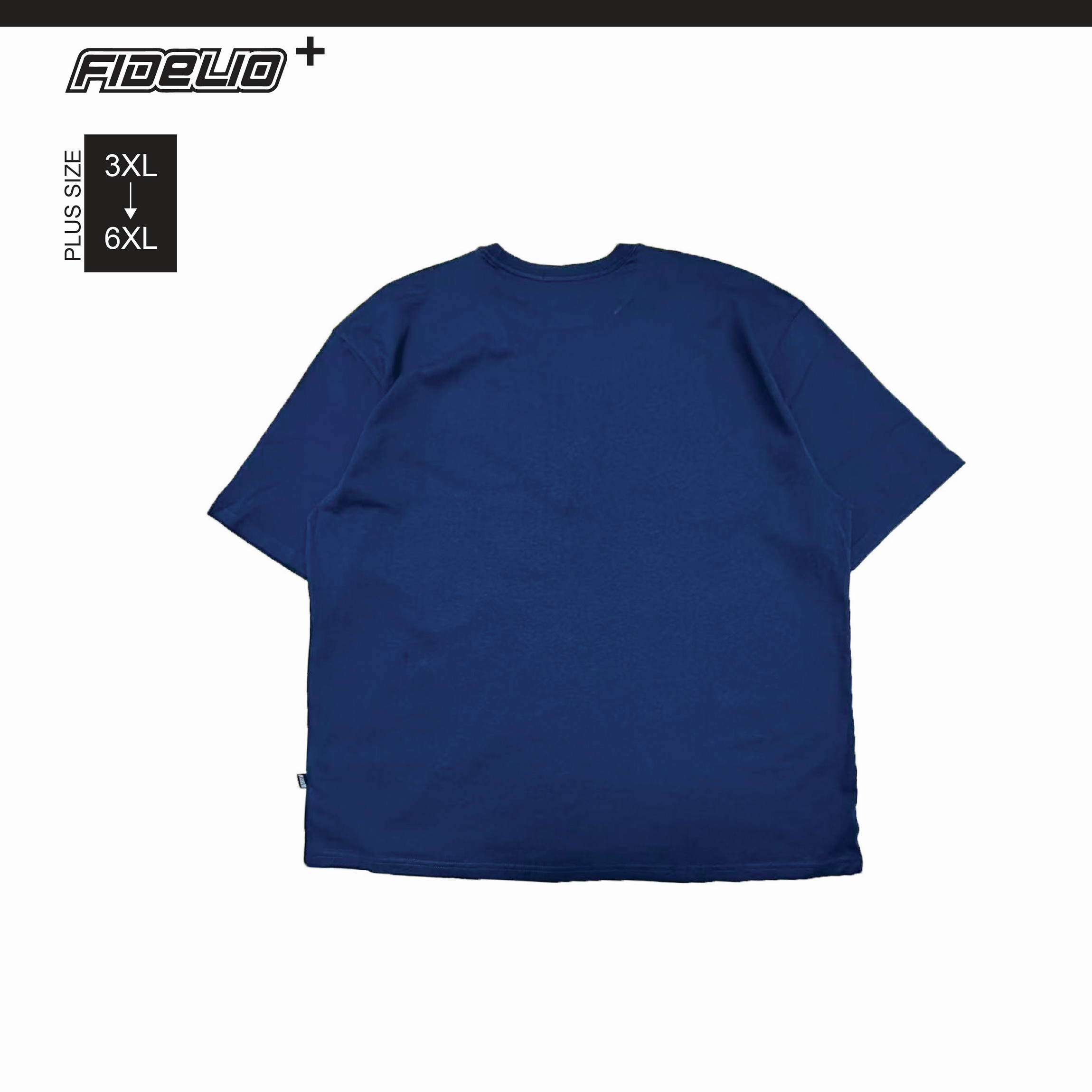 Fidelio Plus Size Mpuntain Sketch Graphic Tees -Navy