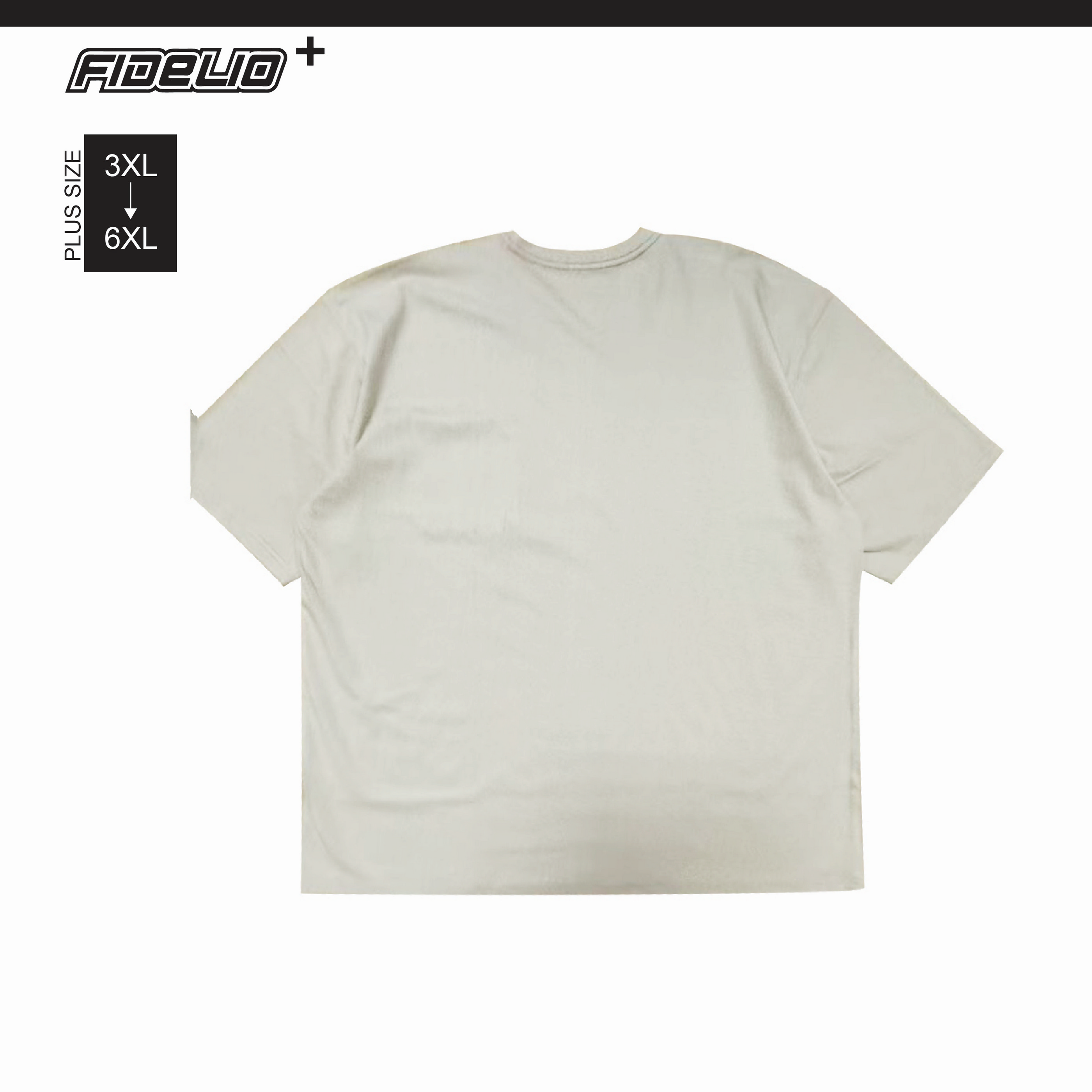 Fidelio Plus Size Signature Pocket Tees -Khaki