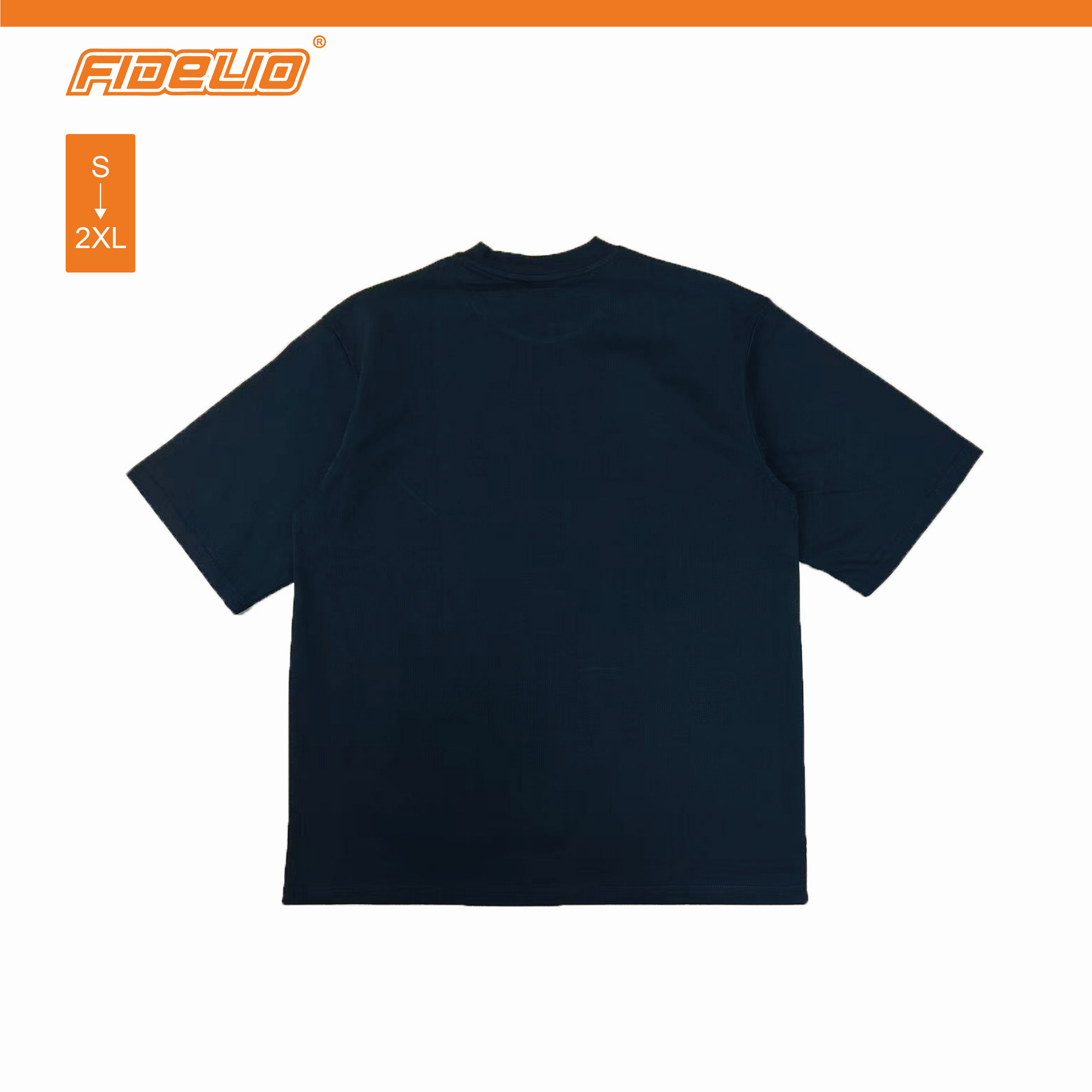 FIT IN Basic Oversized Tees -Black