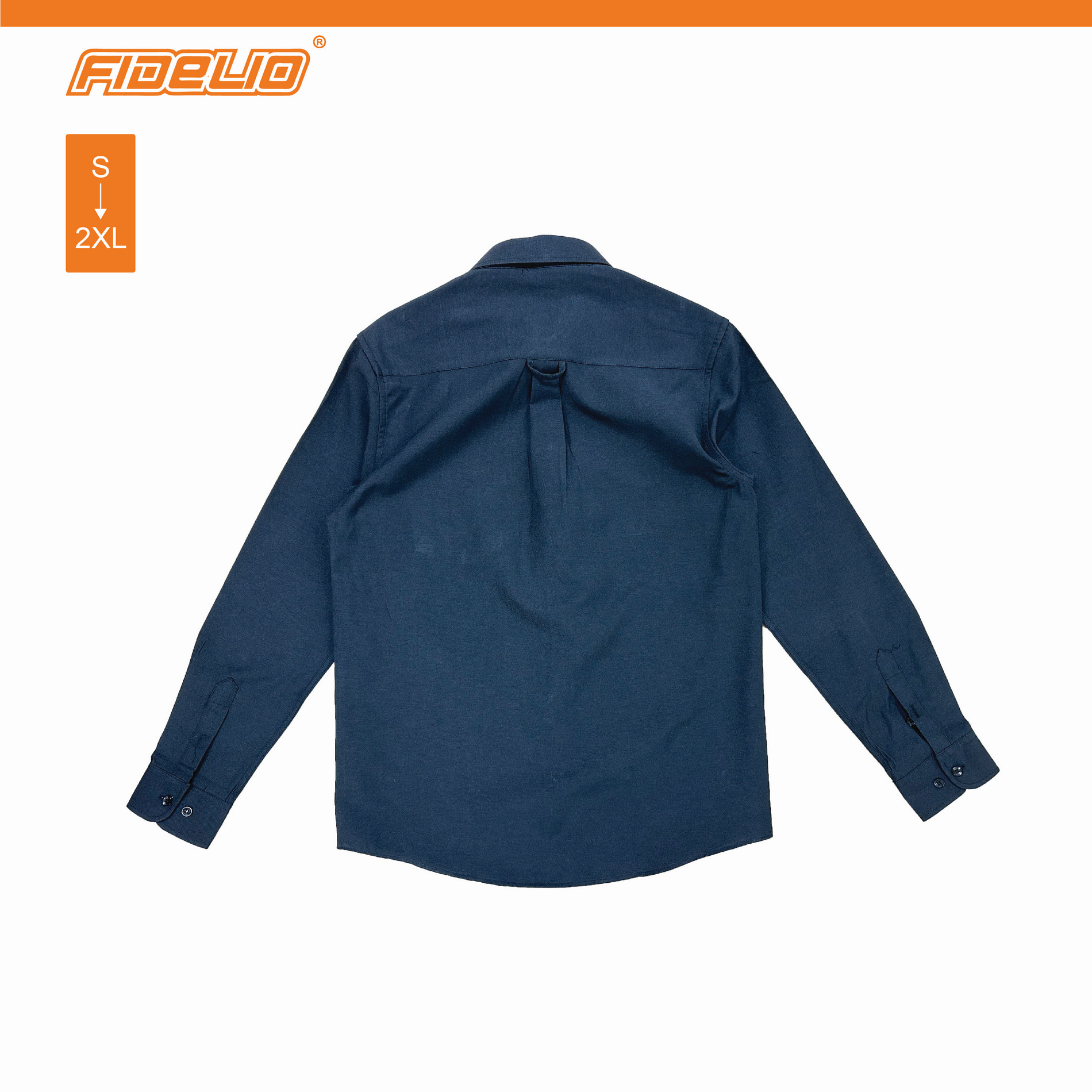 FDL Oxford Long Sleeve Shirts -Black