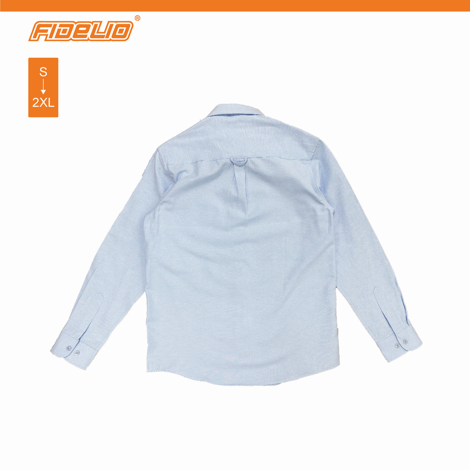 FDL Oxford Long Sleeve Shirts -Light Blue