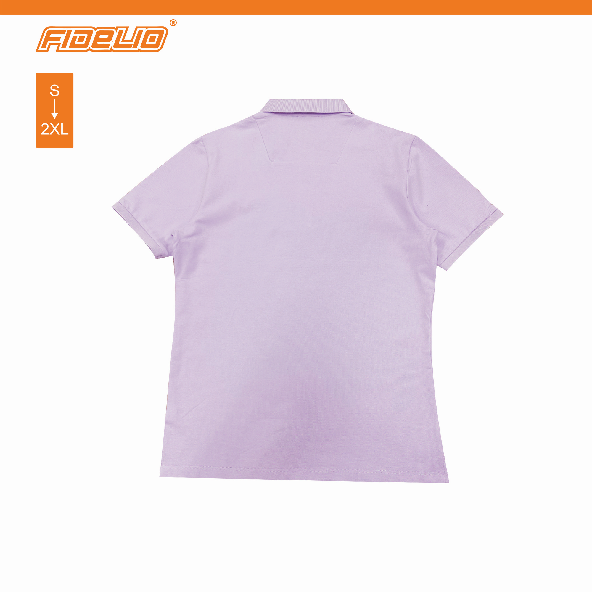 FDL Horse Icon Premium Polo Tees -Light Purple