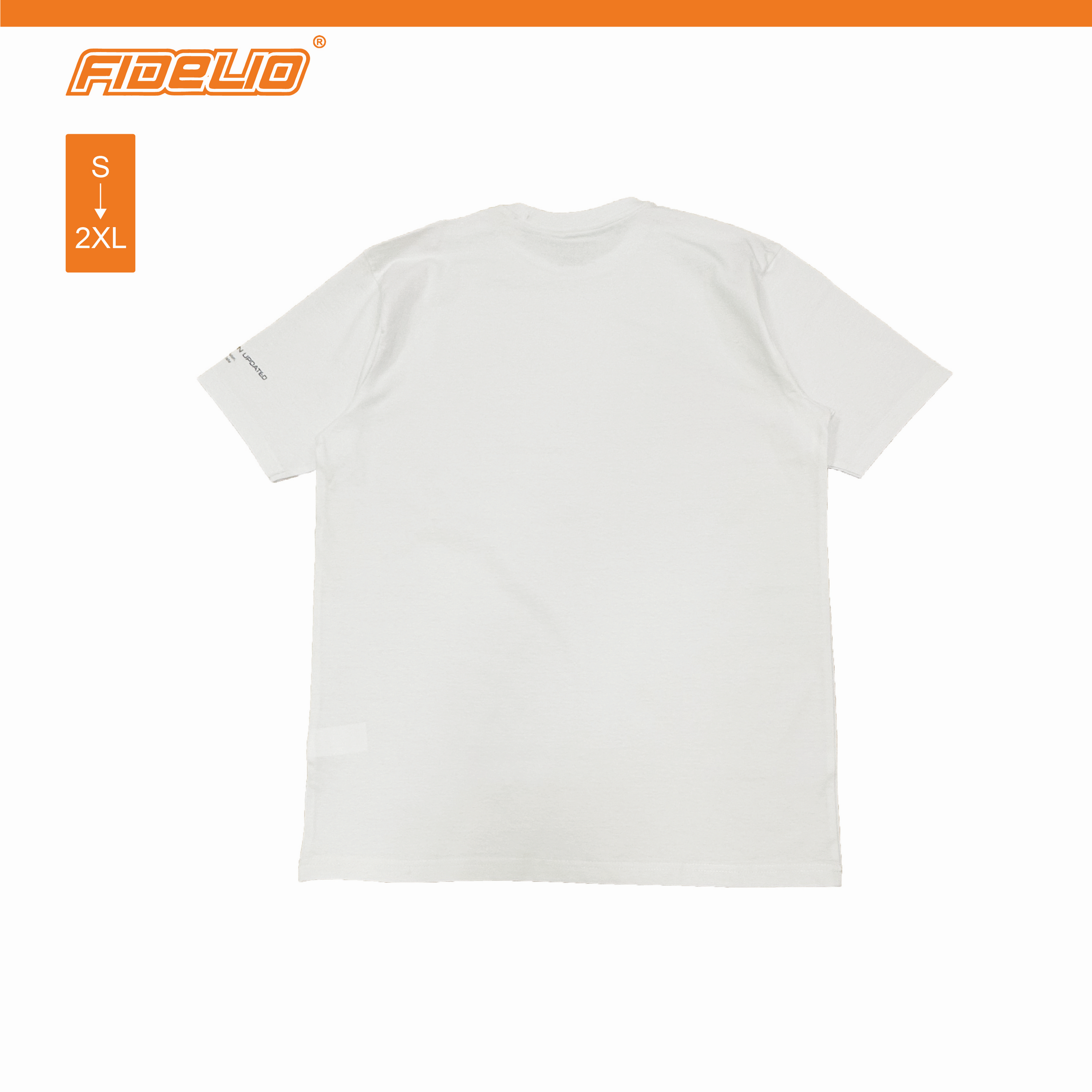 Fidelio Minimalist Printed Tees -White