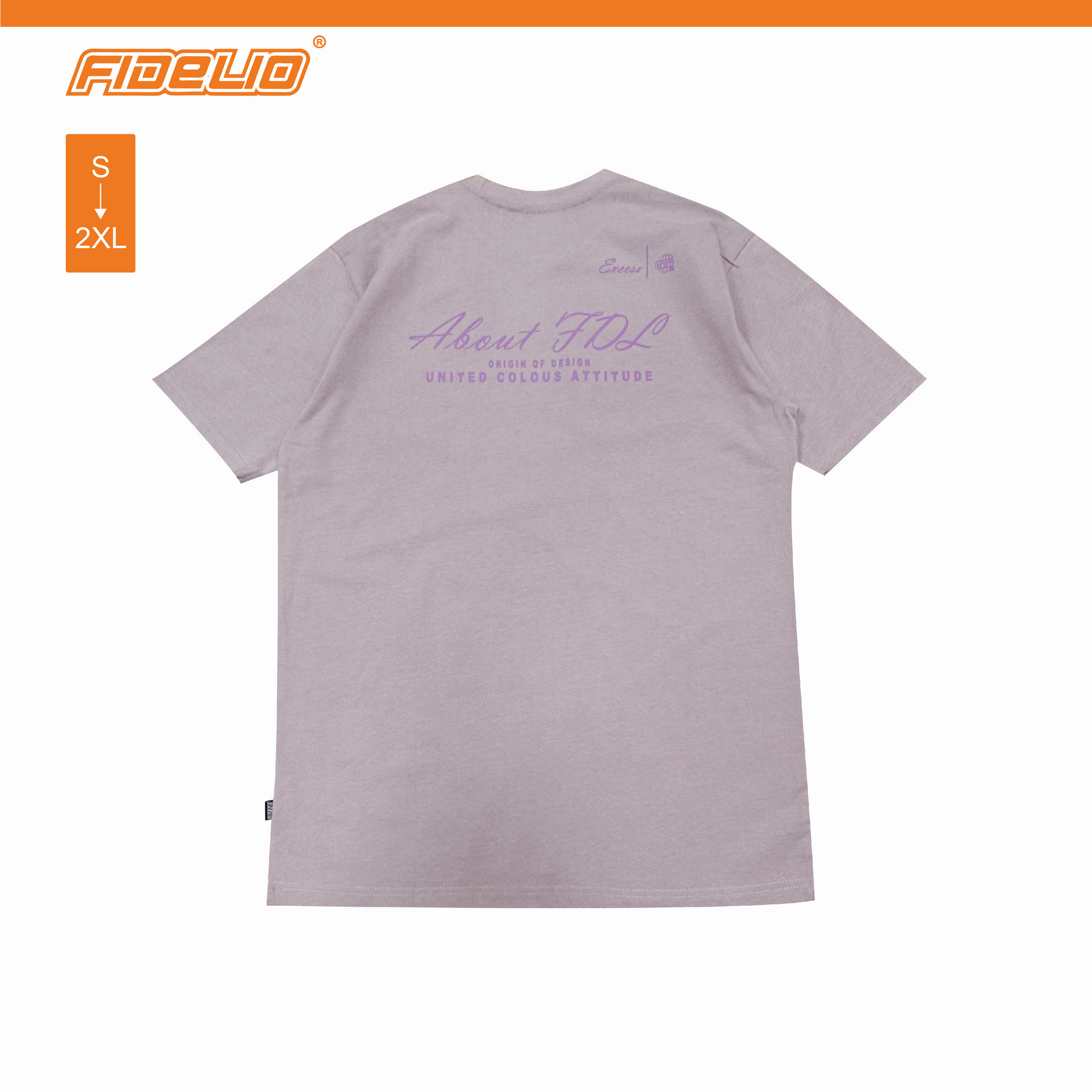 Fidelio About FDL Printed Tees -Dusty Pink