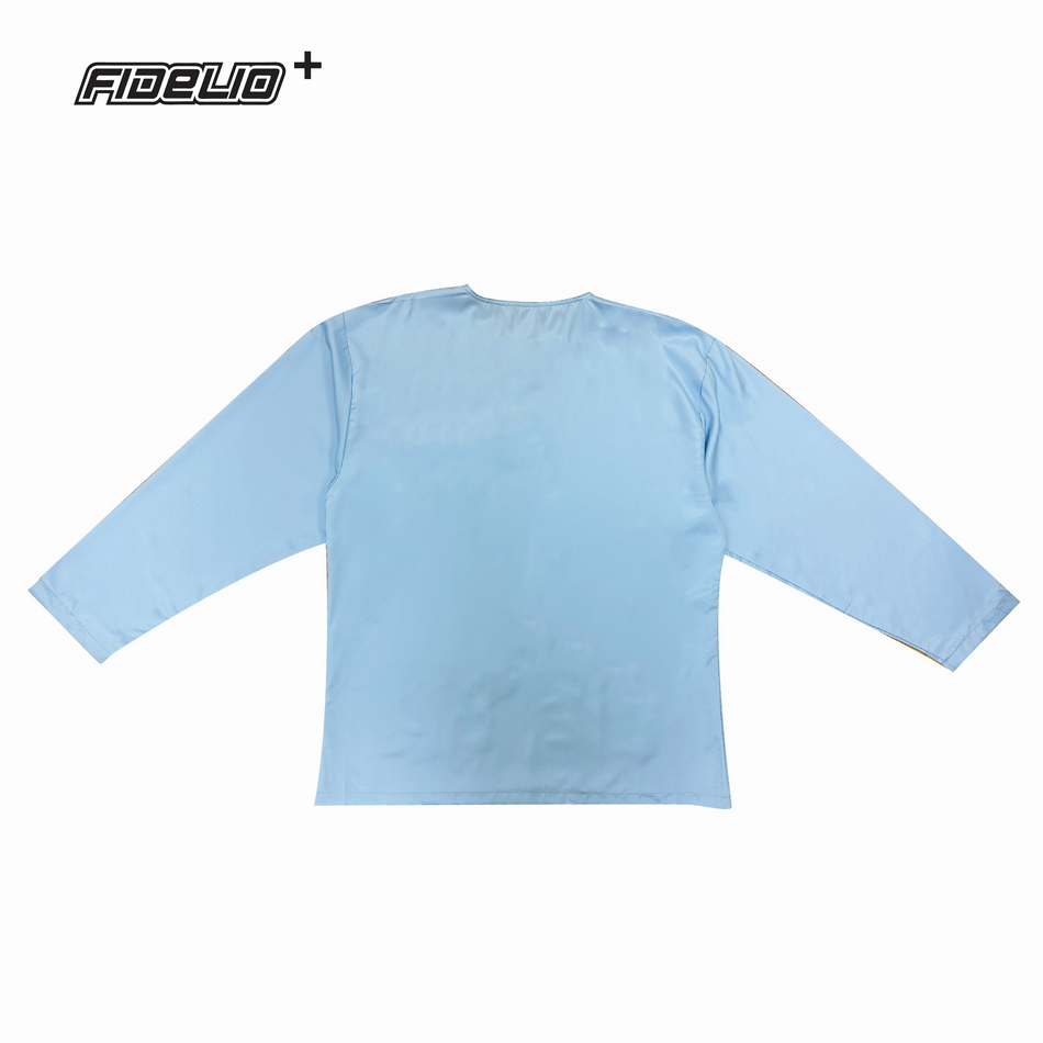 JASPAR Plus Size Modern Baju Johor Teluk Belanga -Light Blue