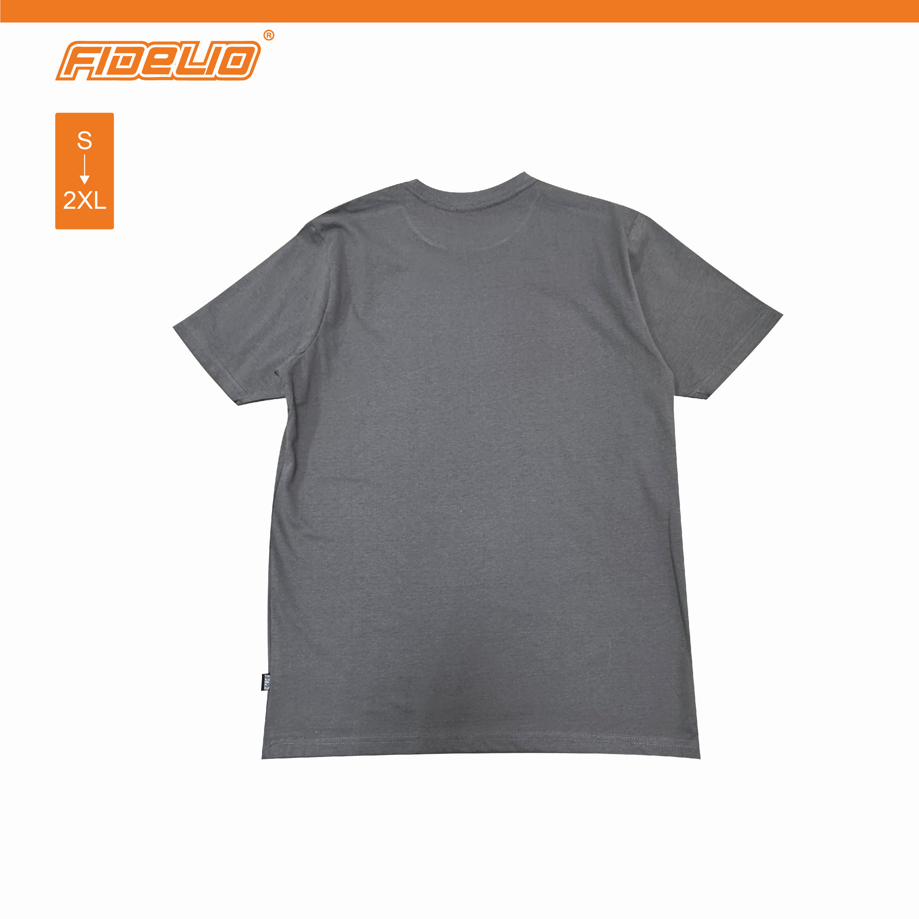 Fidelio Locked Graphic Tees -Grey
