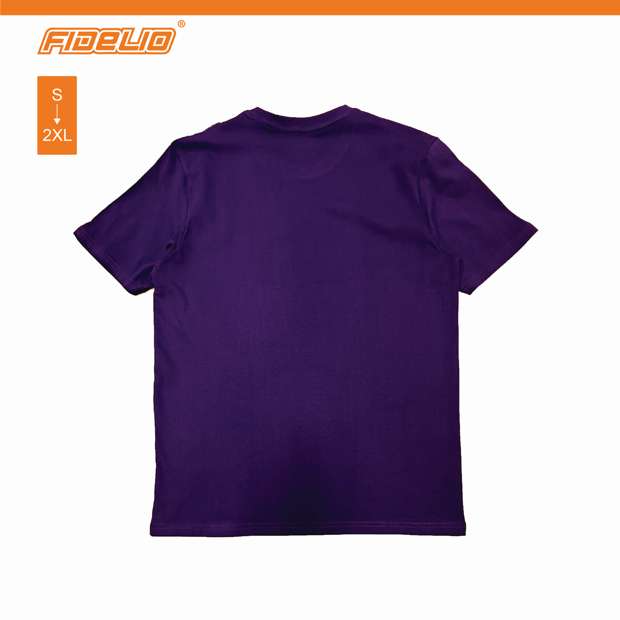 FDL Abstract Block Graphic Tees -Dark Purple