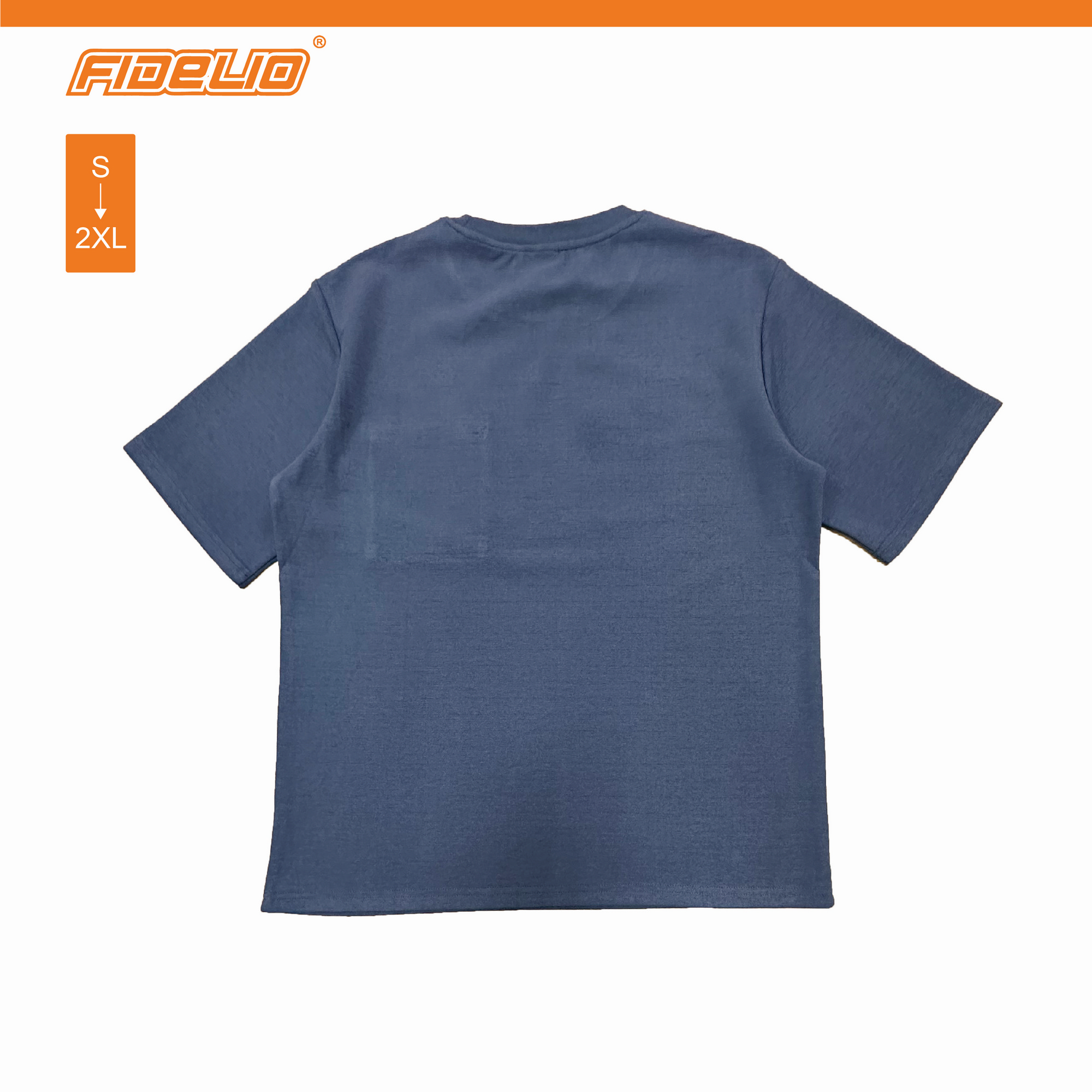 Fidelio Linen Pocket Oversize Tees - Blue