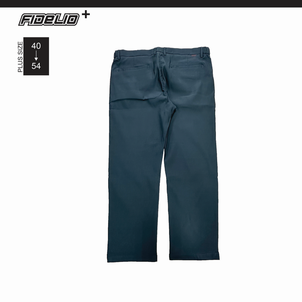 FIDELIO Plus Flex Waist Straight Cut Chino - Dark Grey