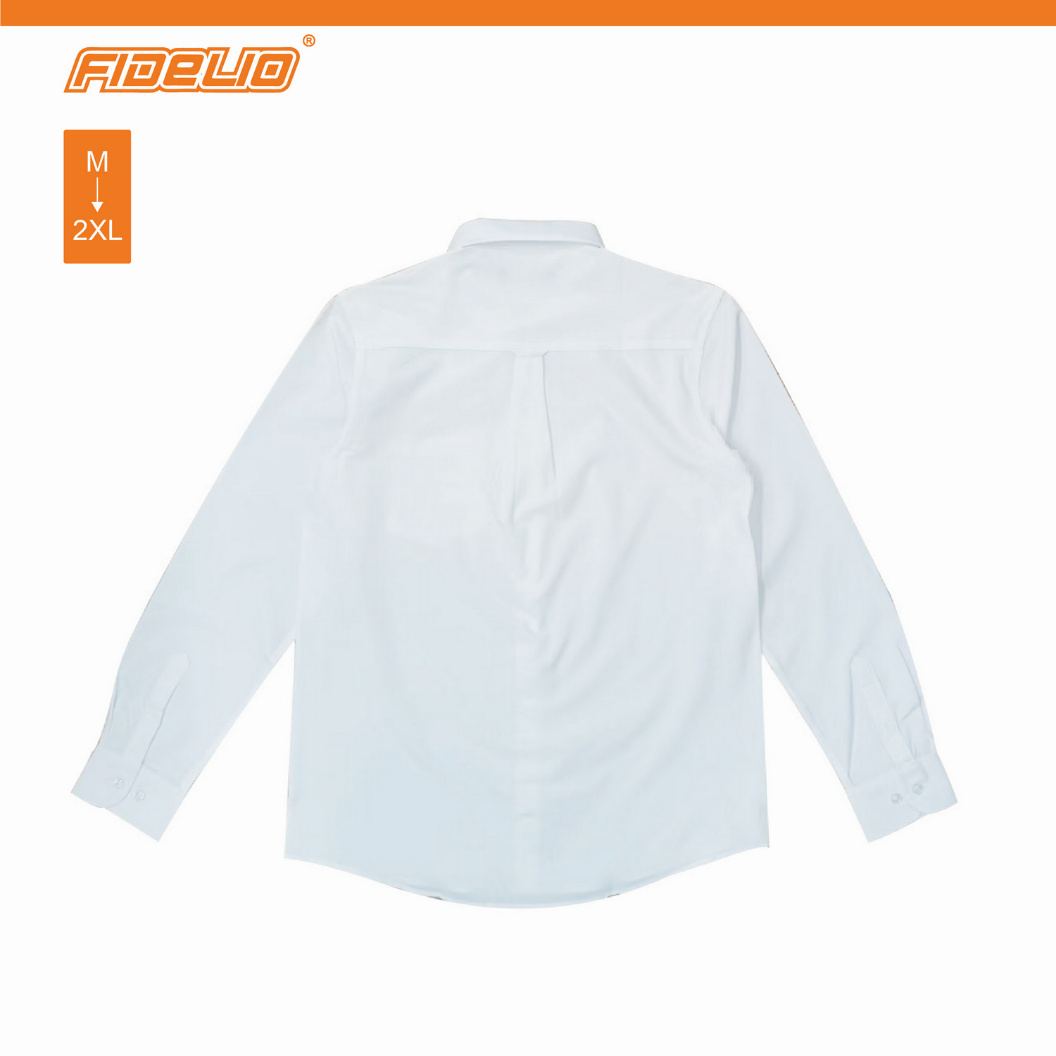 FDL Business Long Sleeve Shirts - White