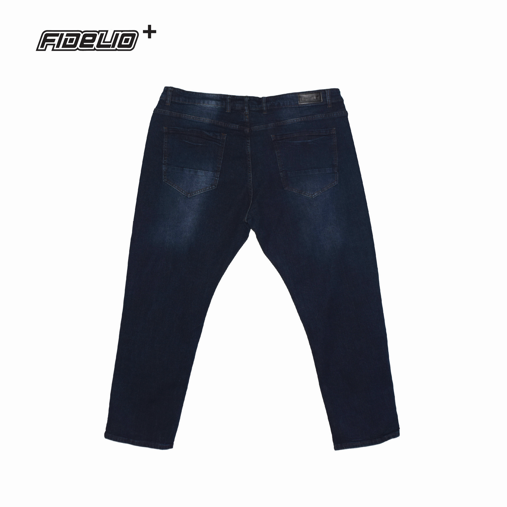 FIDELIO PLus Size Slim Fit X199 Washed Denim -Dark Blue