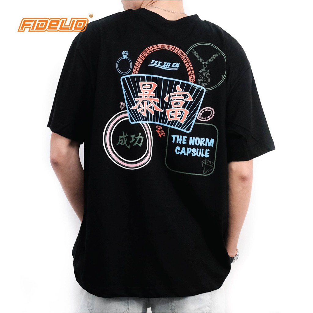 FIT IN x EK Unisex "Get Rich" Graphic T Shirt