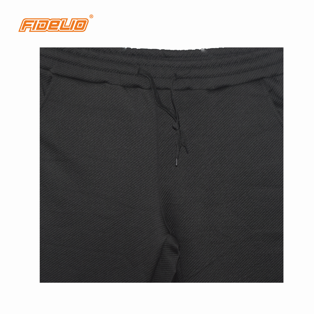 Fit In Tapered Fit Drawstring Jogger Pants -Black