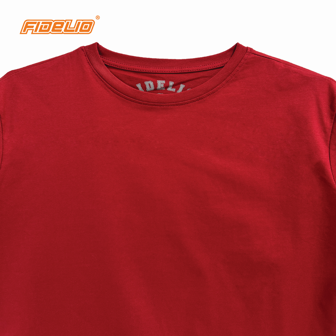 Fidelio Basic Plain Tees -Maroon