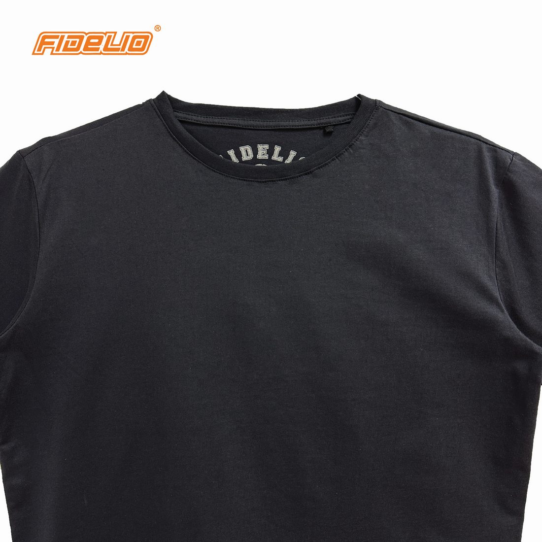 Fidelio Basic Plain Tees -Charcoal