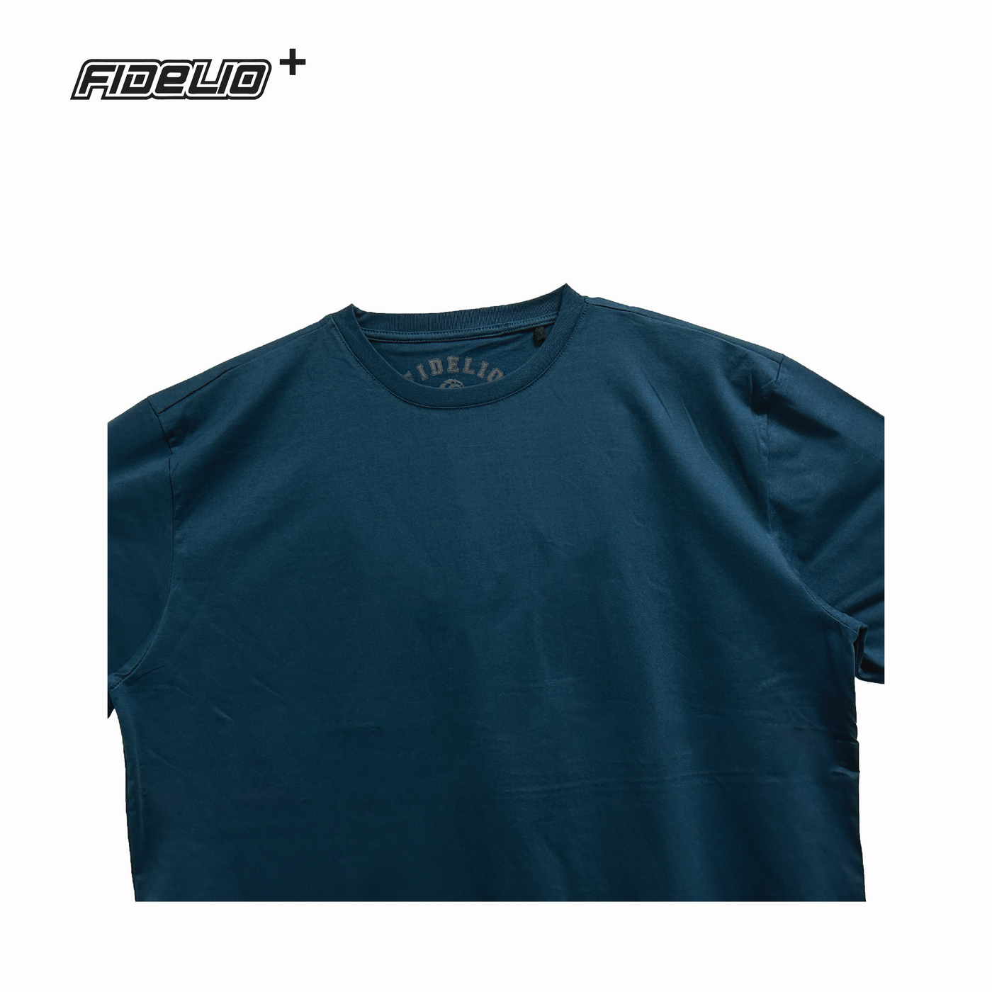 Fidelio Plus Size Basic Tees -Dark Teal